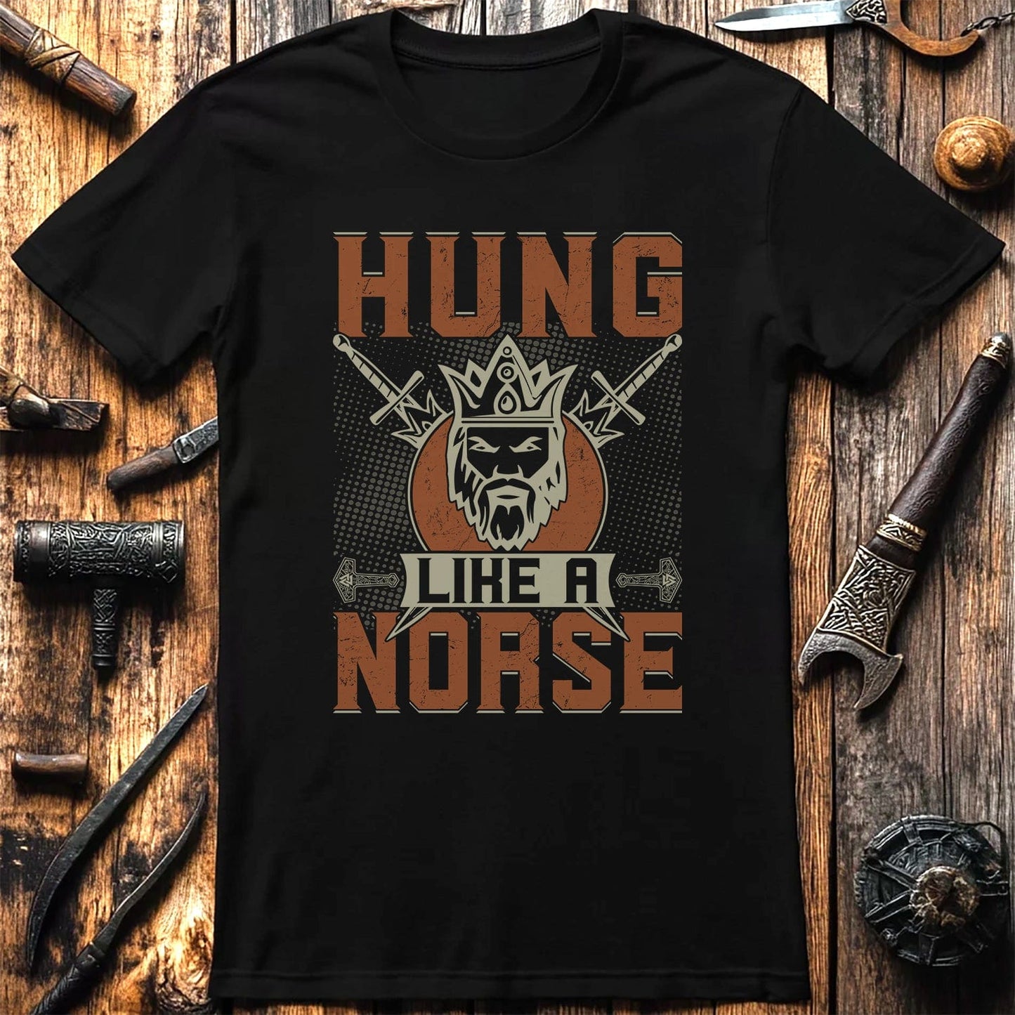 Hung Like a Norse Funny T-Shirt