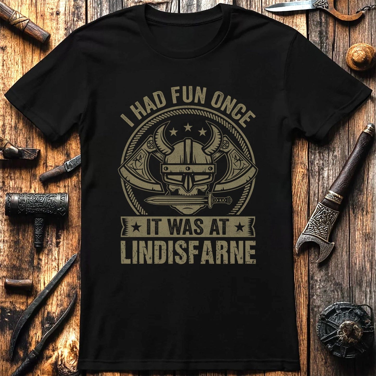 I Had Fun Once Lindisfarne T-shirt