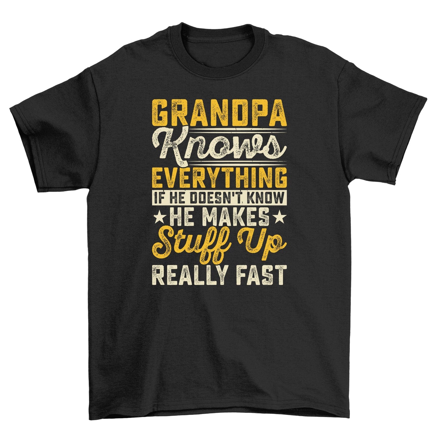 Grandpa Knows Everything T-Shirt Style001