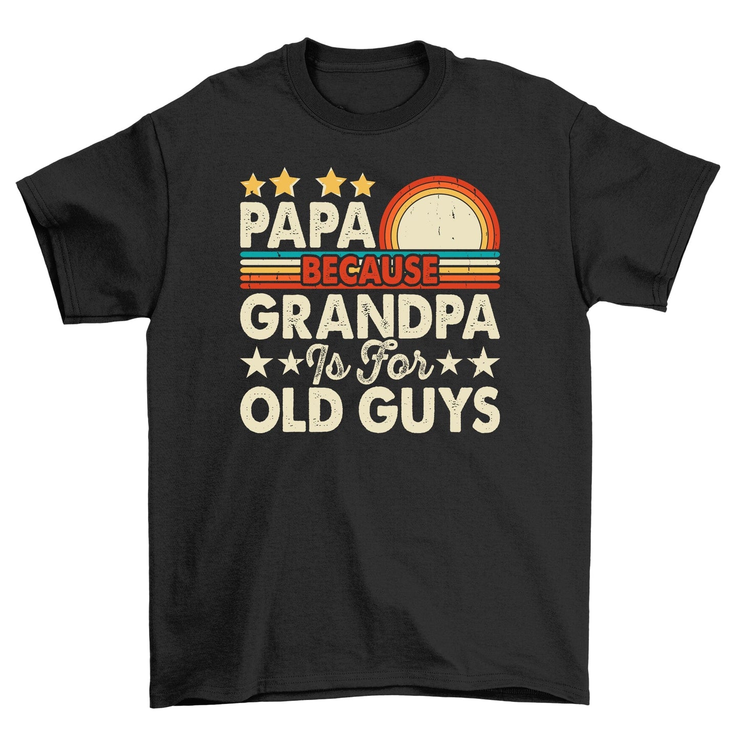 41, Papa's the New Grandpa T-Shirt