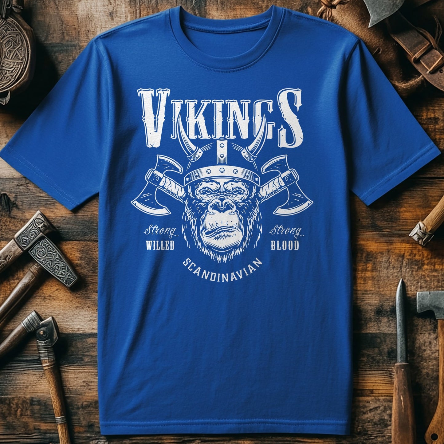 Vikings Ape Axes T-Shirt