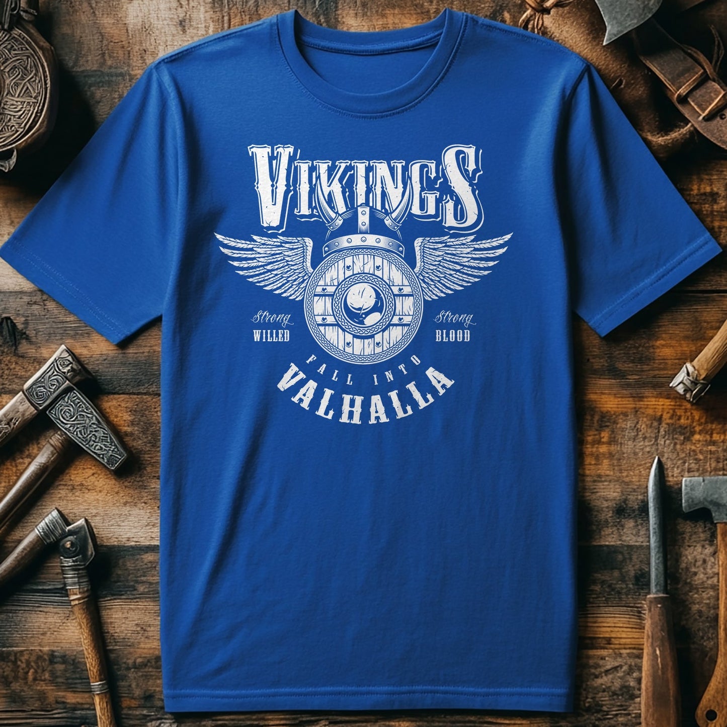 Vikings Valhalla Winged T-Shirt