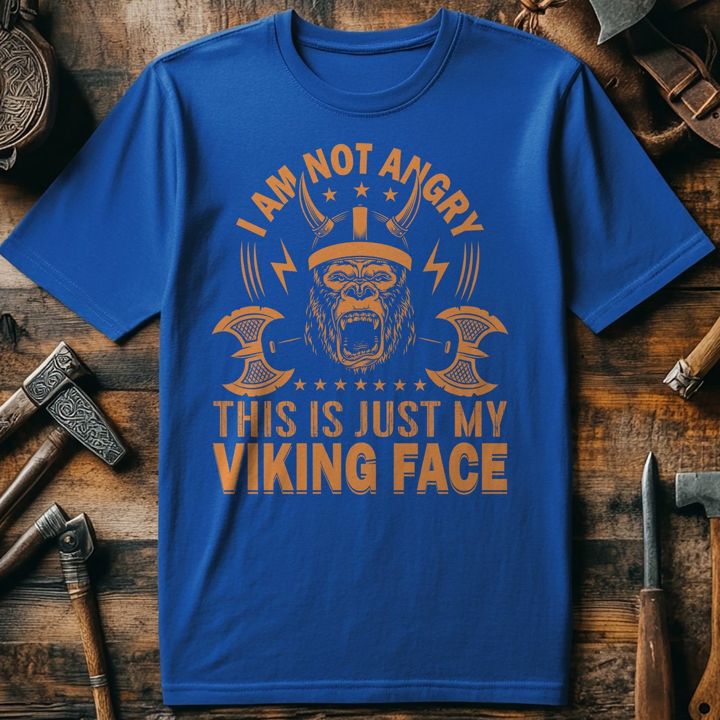 I'm Not Angry, This is Just My Viking Face T-Shirt