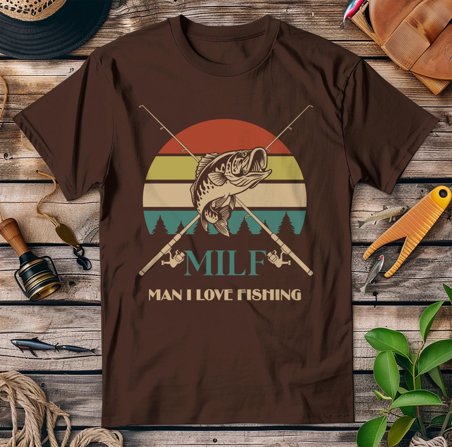 MILF: Man I Love Fishing T-shirt