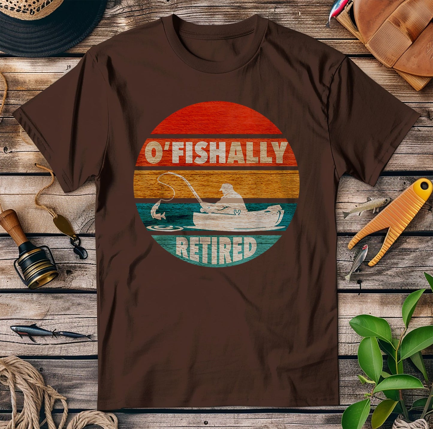 O-Fish-Ally Retired Fishing T-Shirt