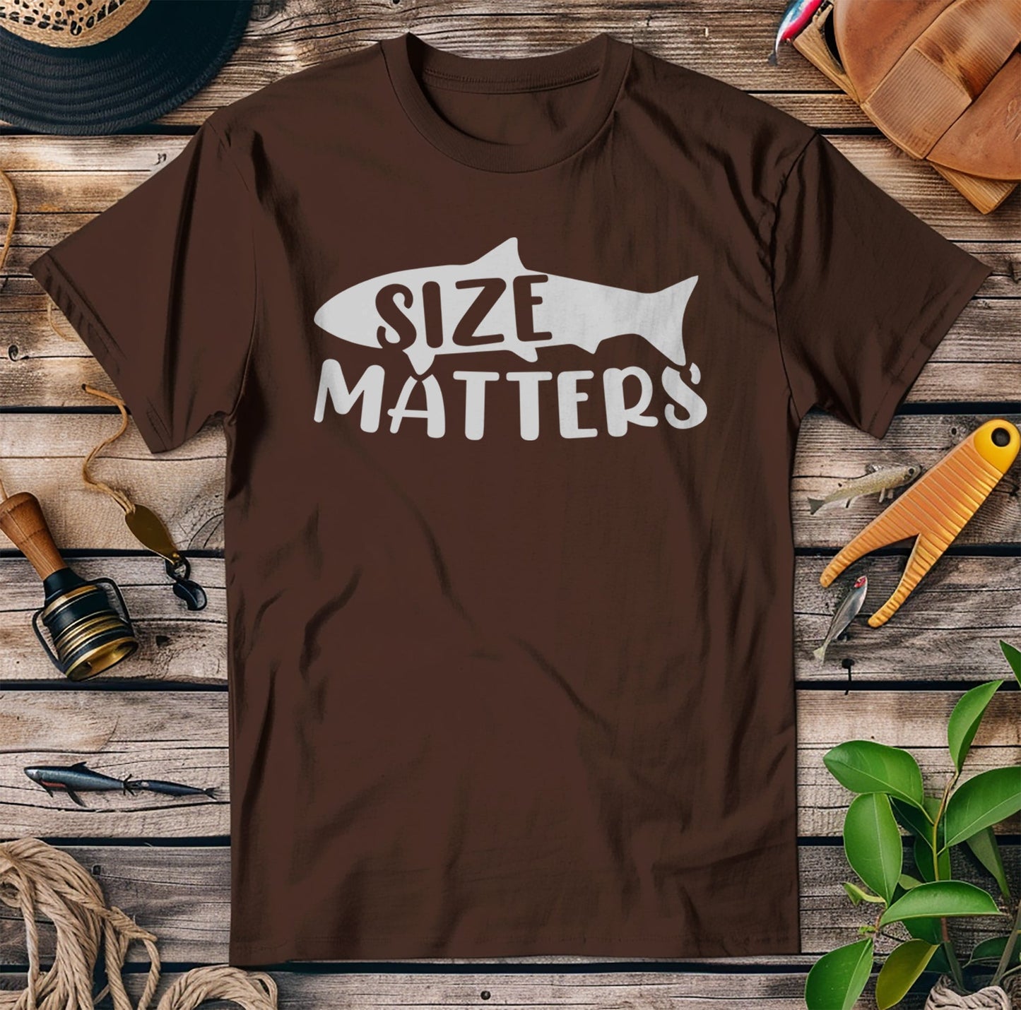 Size Matters Fishing T-shirt