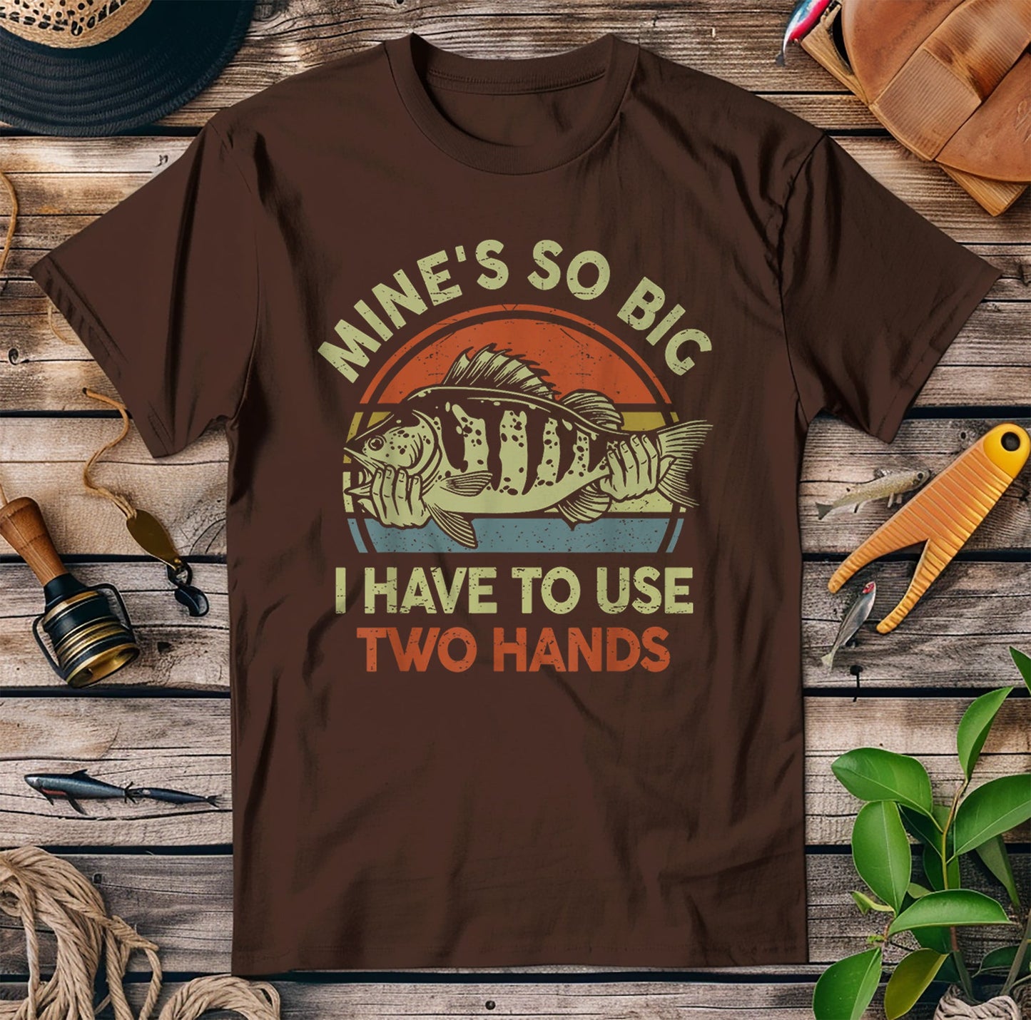 Two Hands Fishing T-Shirt