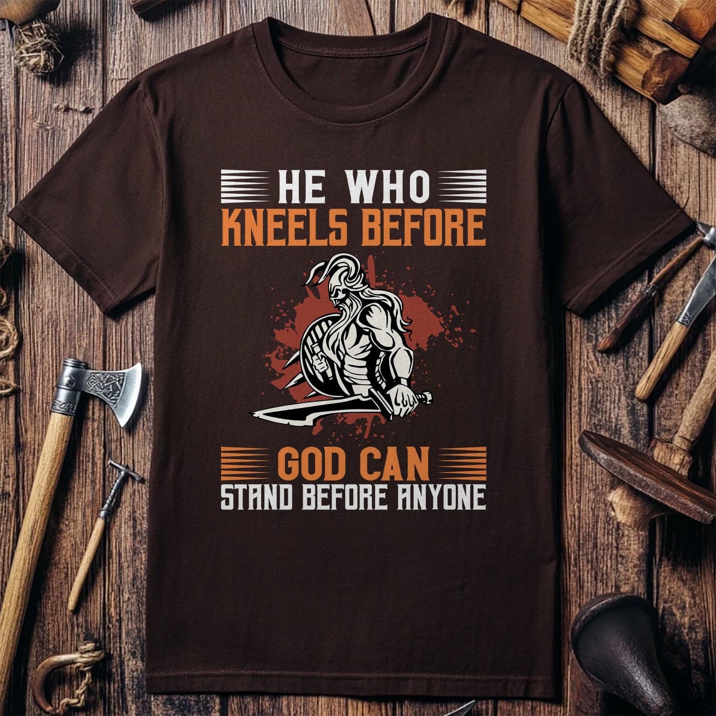 He Who Kneels Before God T-shirt