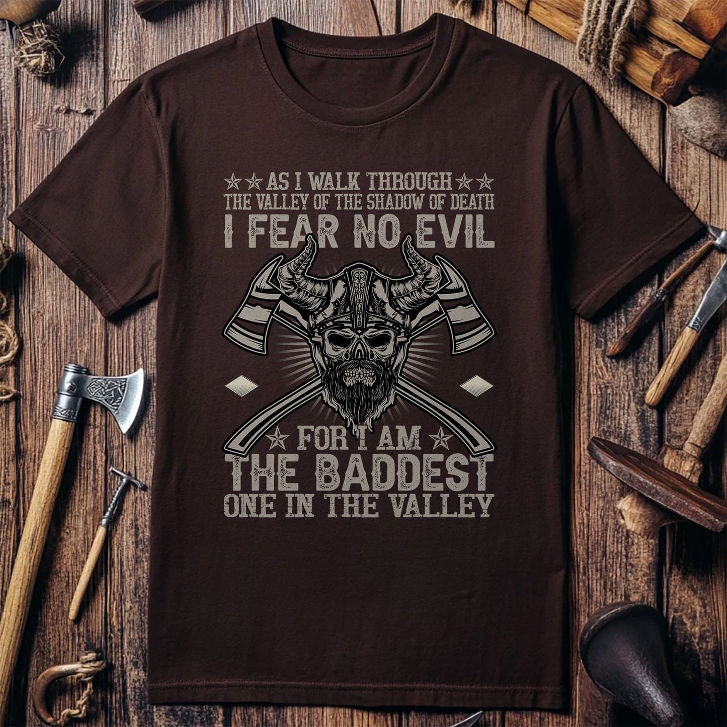 I Fear No Evil Viking T-Shirt