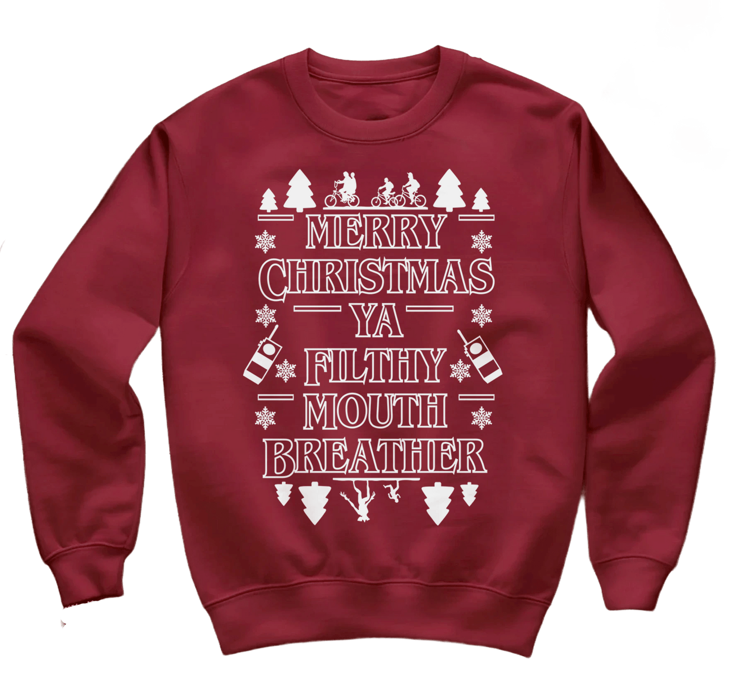Dirty Mouth Breather Christmas Sweatshirt