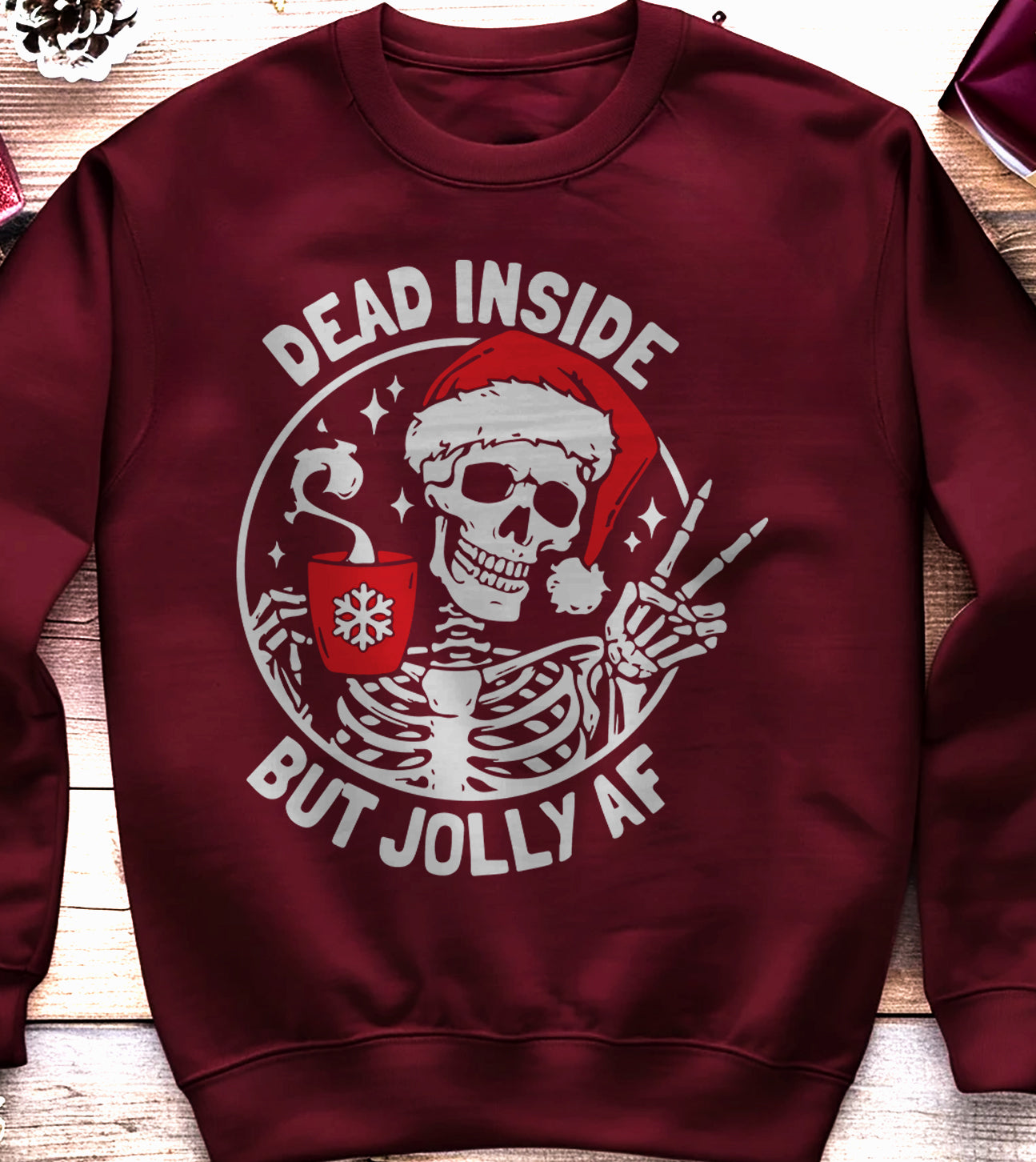 Jolly AF Skeleton Sweatshirt