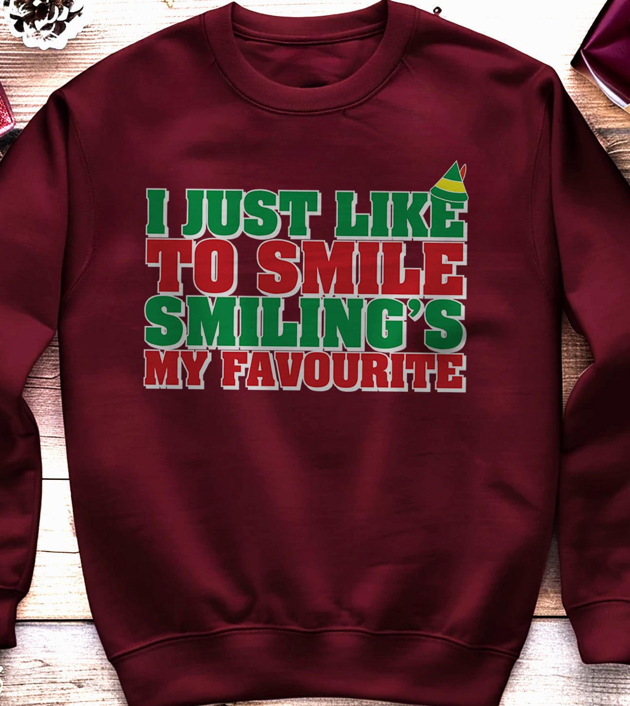 I Just Like to Smile Sweatshirt