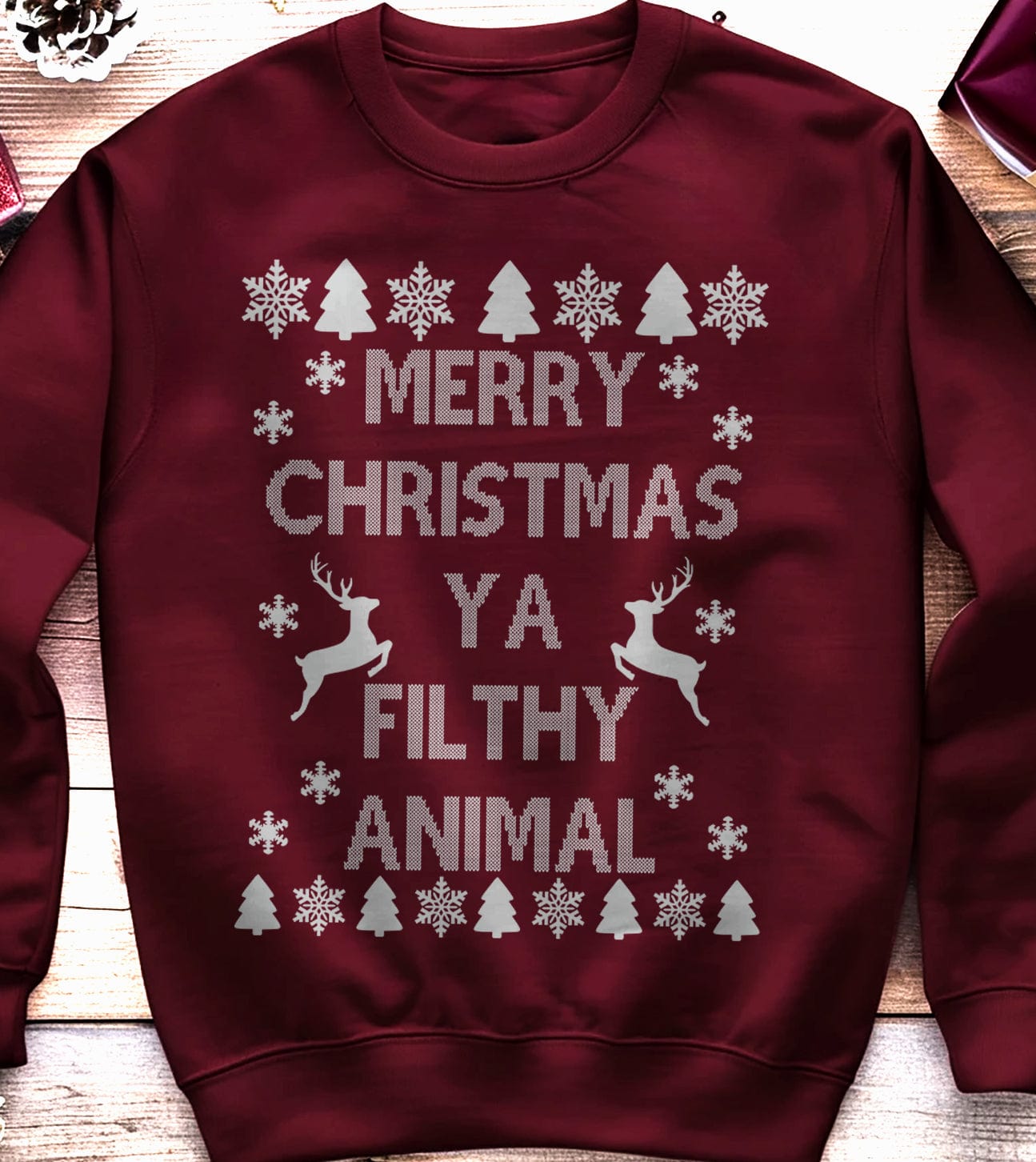 Filthy Animals Christmas Sweatshirt