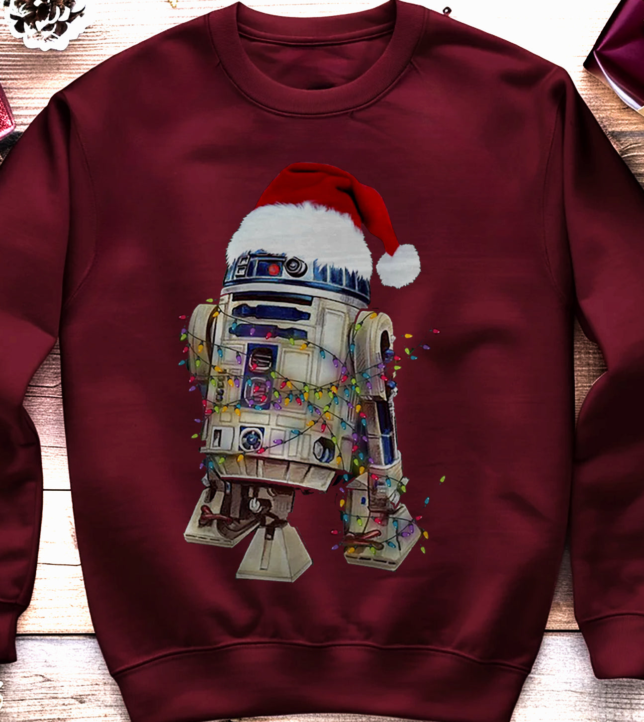 R2-D2 Christmas Hat Sweatshirt