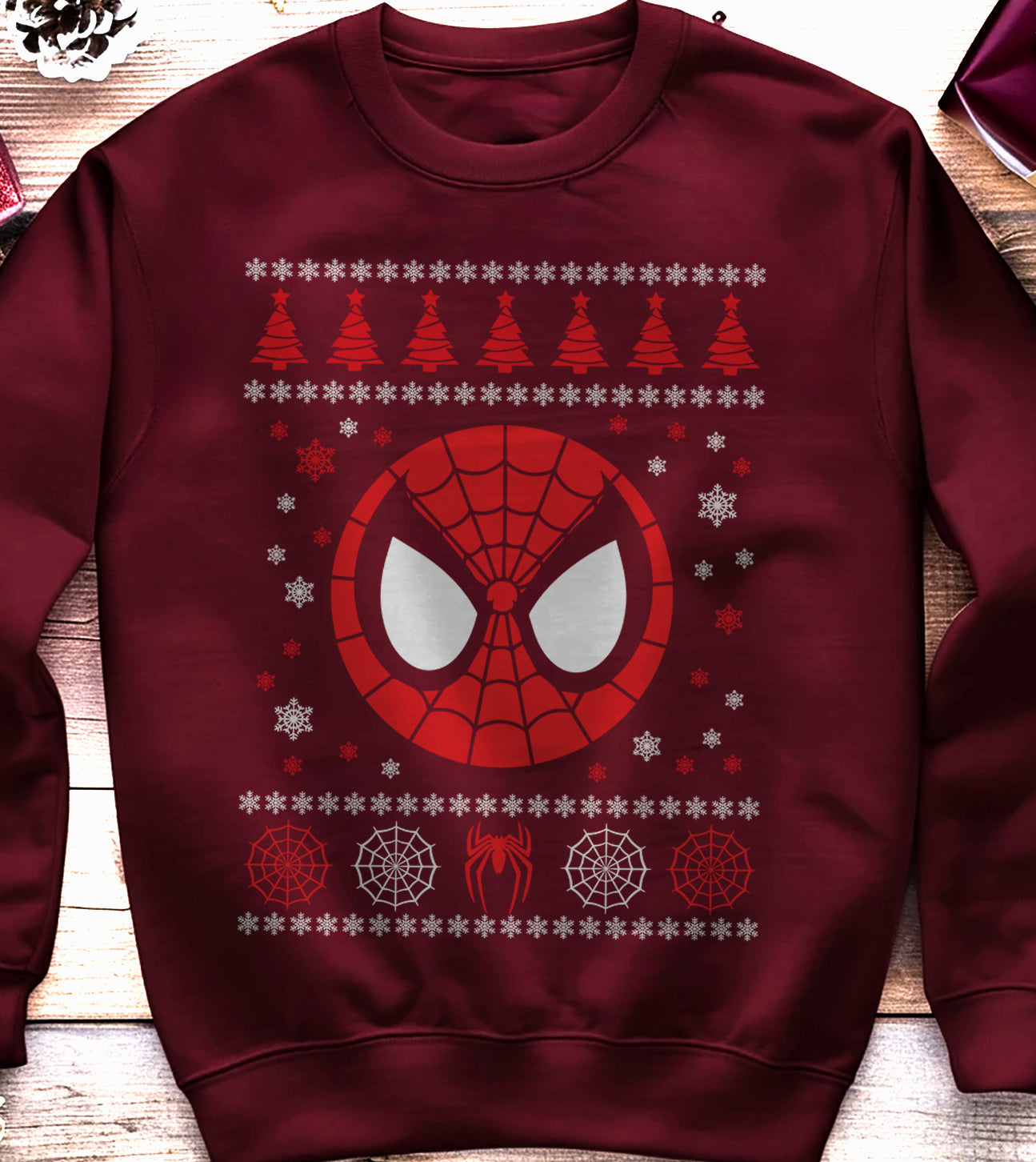 Web-Slinging Holiday Cheer Sweatshirt
