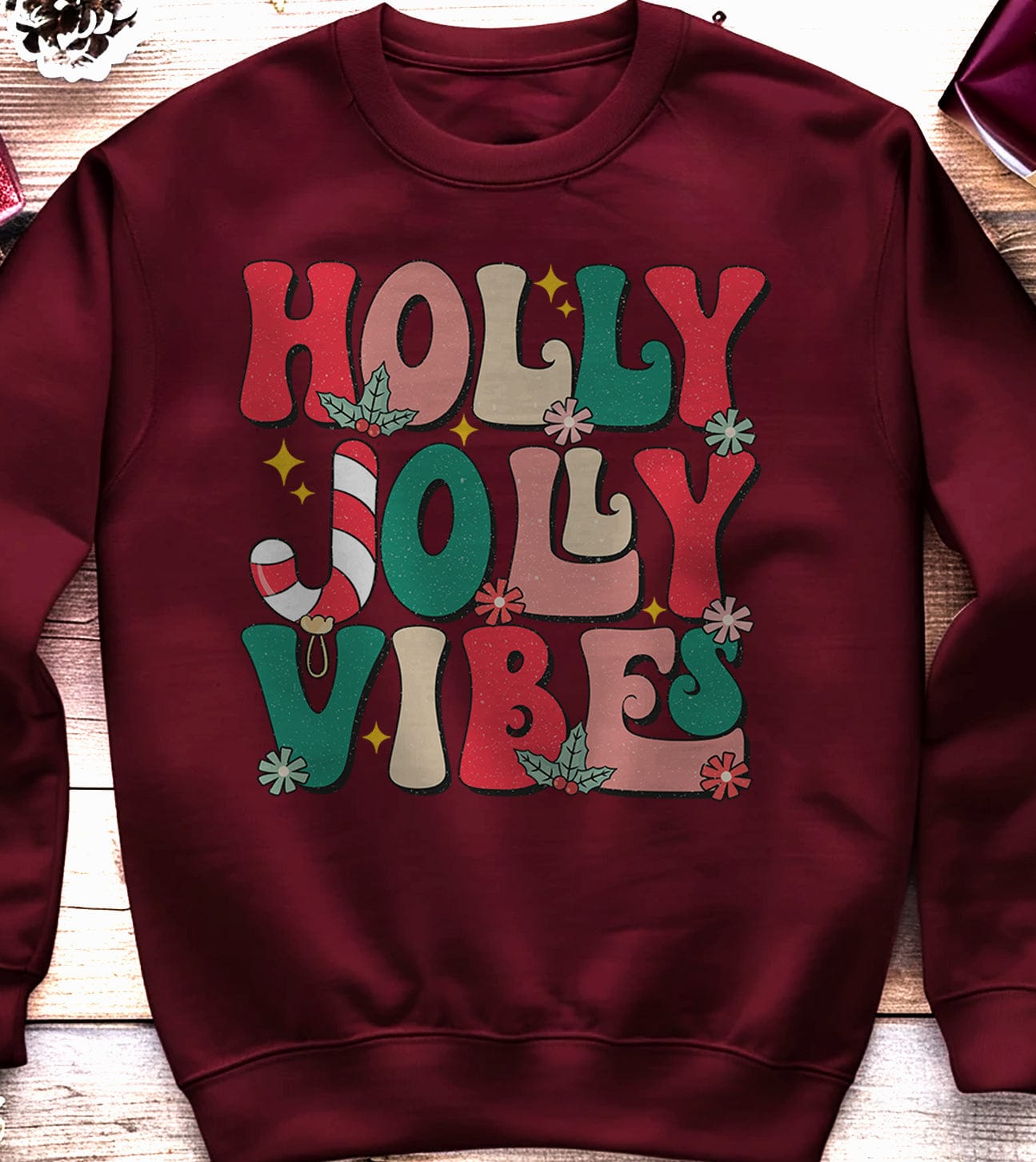 Holly-Jolly-Vibes Sweatshirt