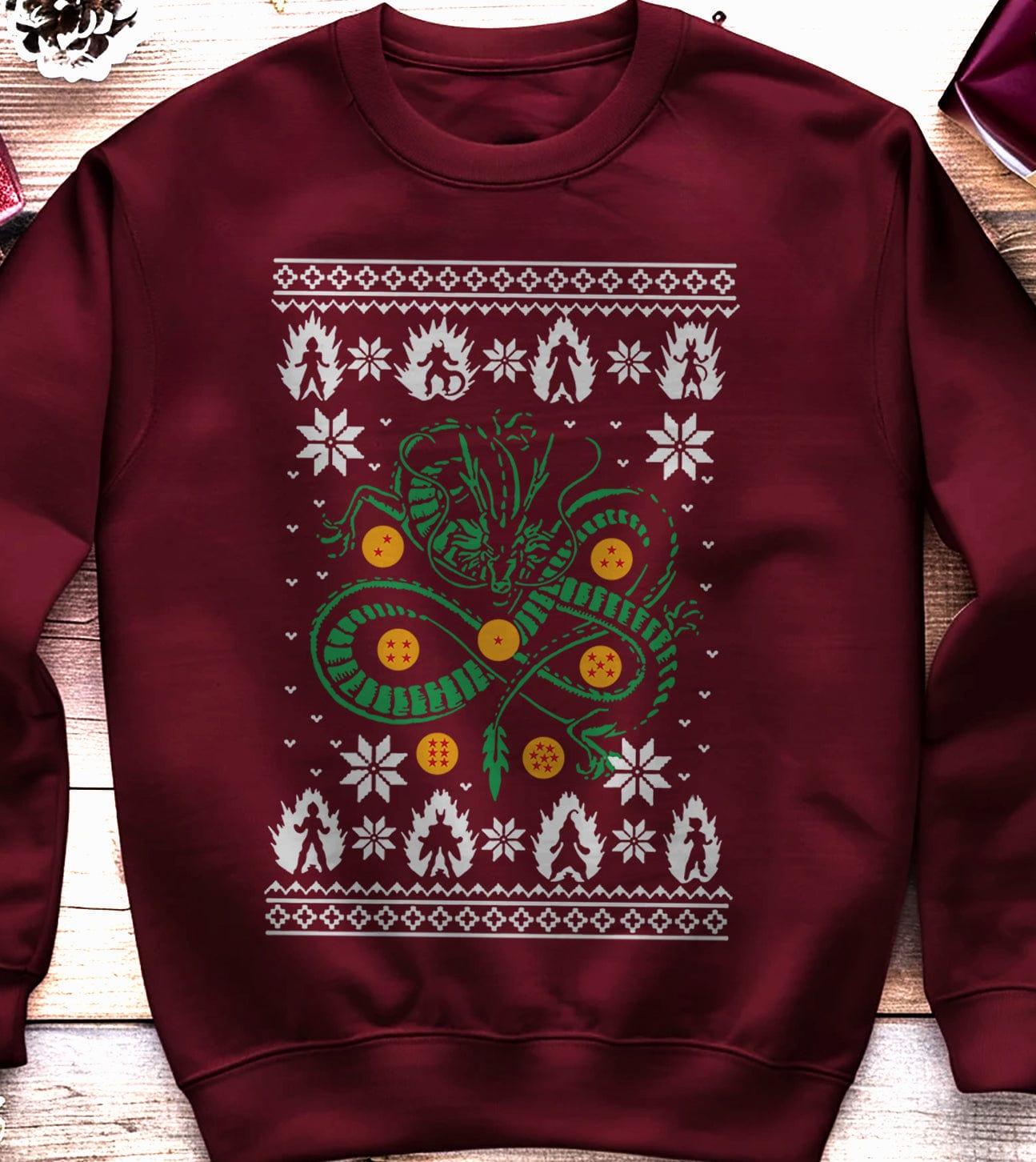 Green Dragon Christmas Sweatshirt
