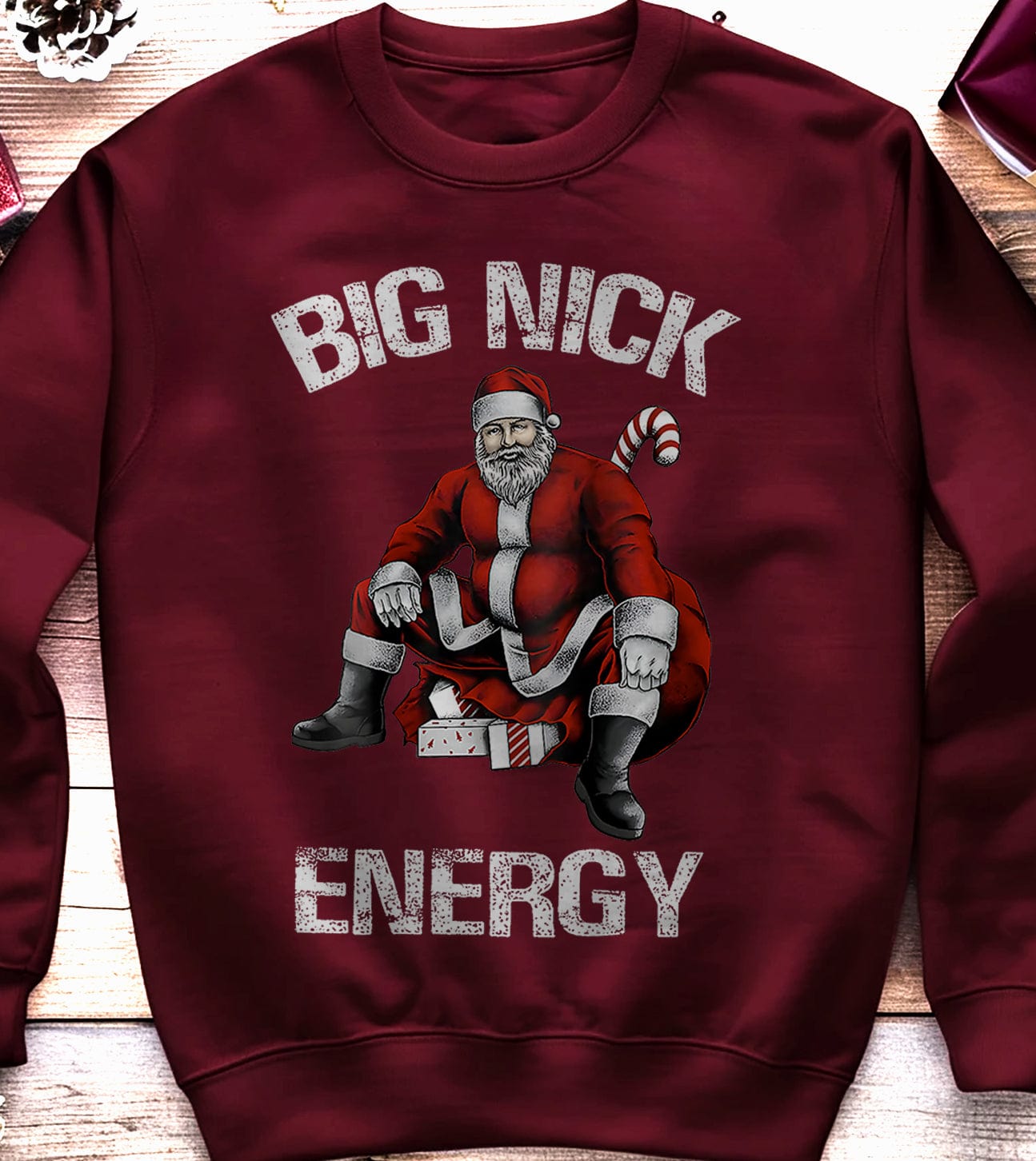 Big Nick Energy Santa Sweatshirt