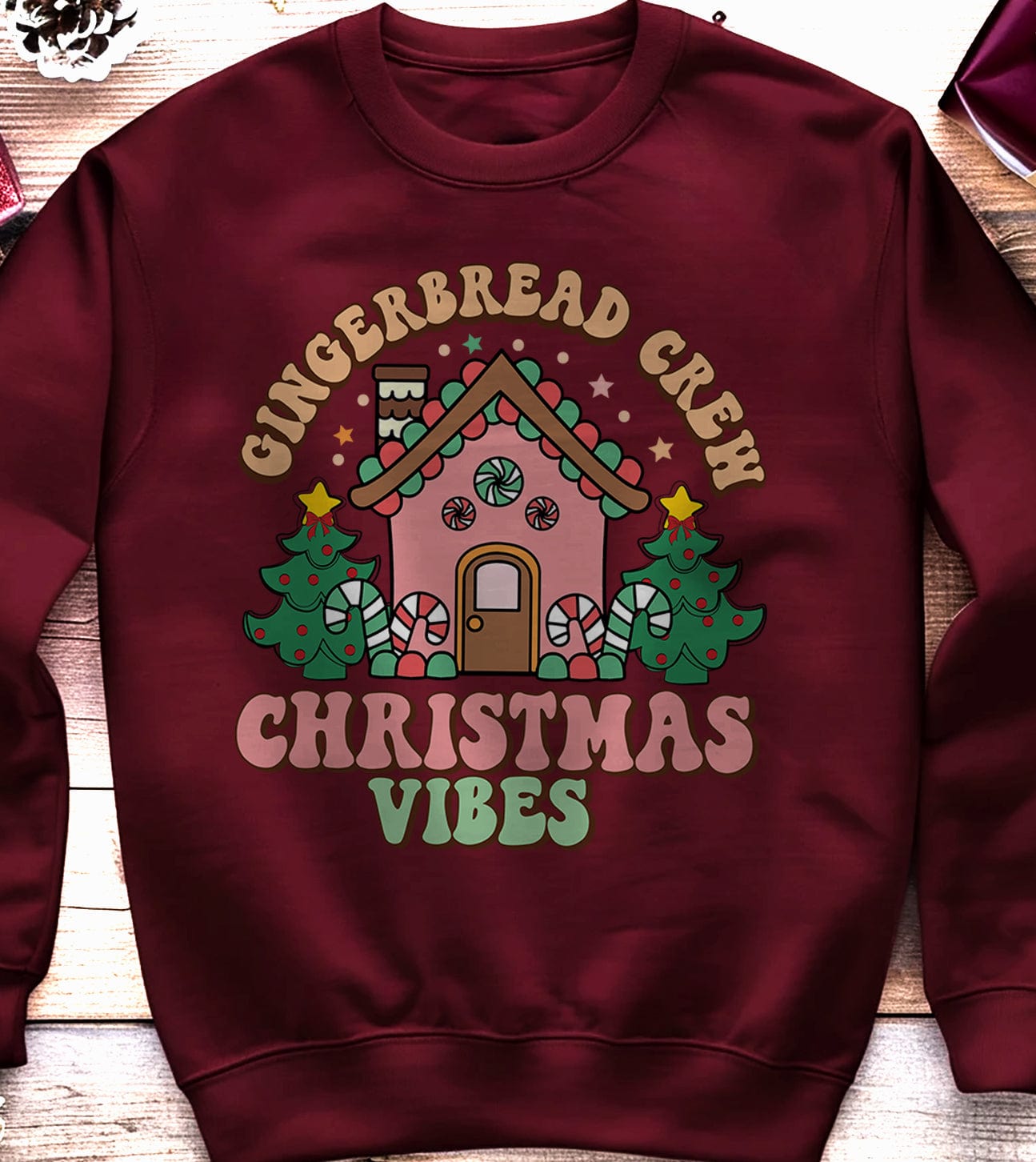 Gingerbread Christmas Vibes Sweatshirt