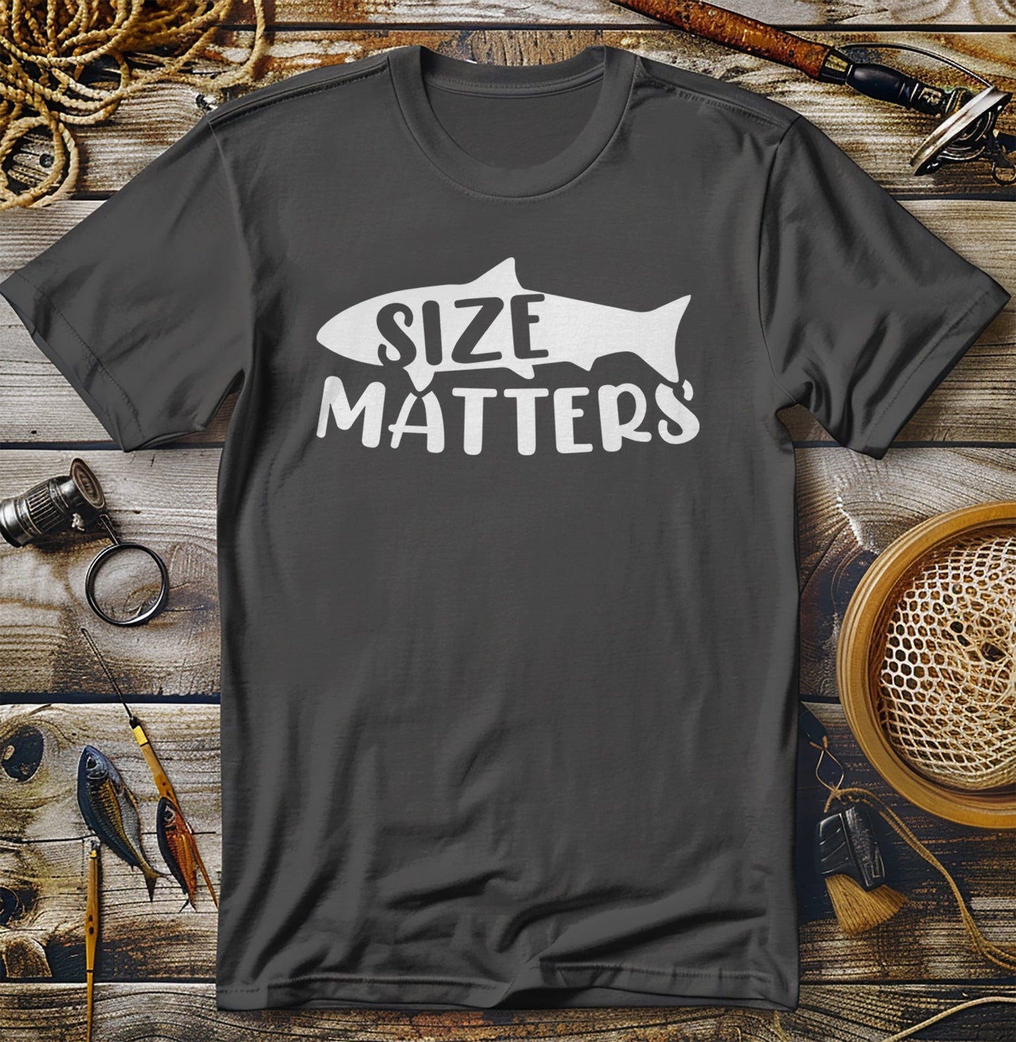 Size Matters Fishing T-shirt
