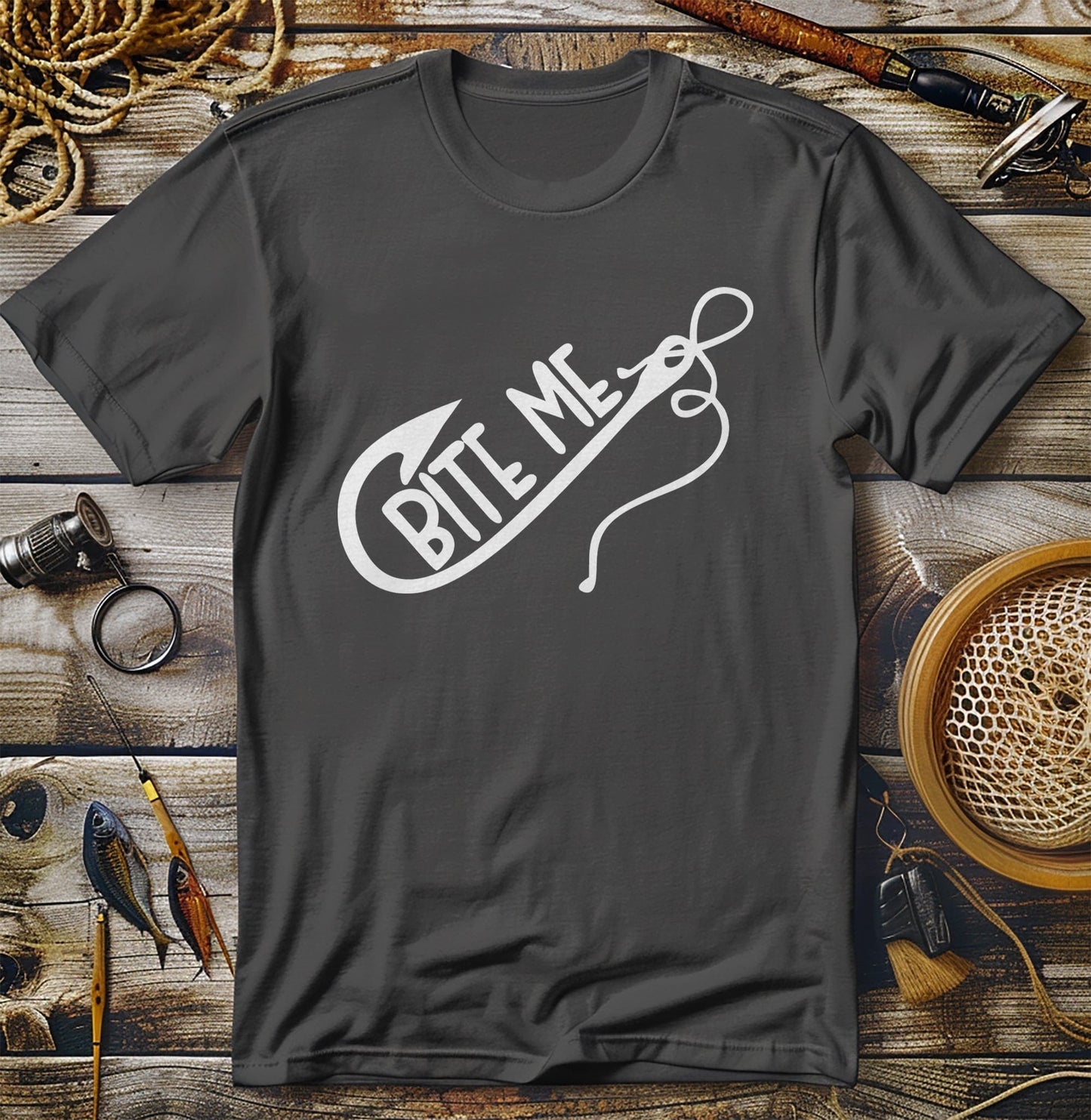 Bite Me 2 Fishing Hook T-Shirt