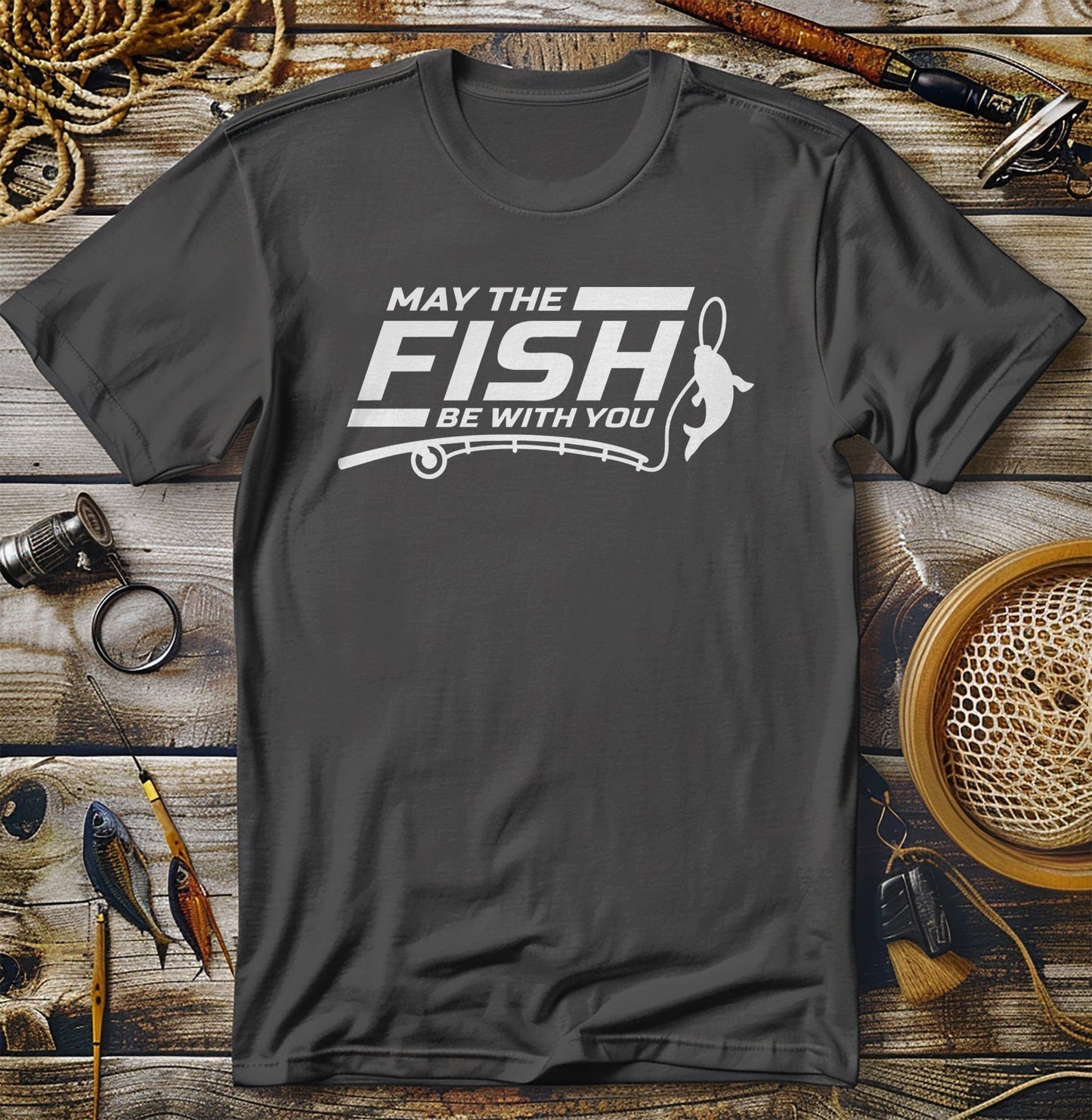 May the Fish Be With You 2 T-shirt