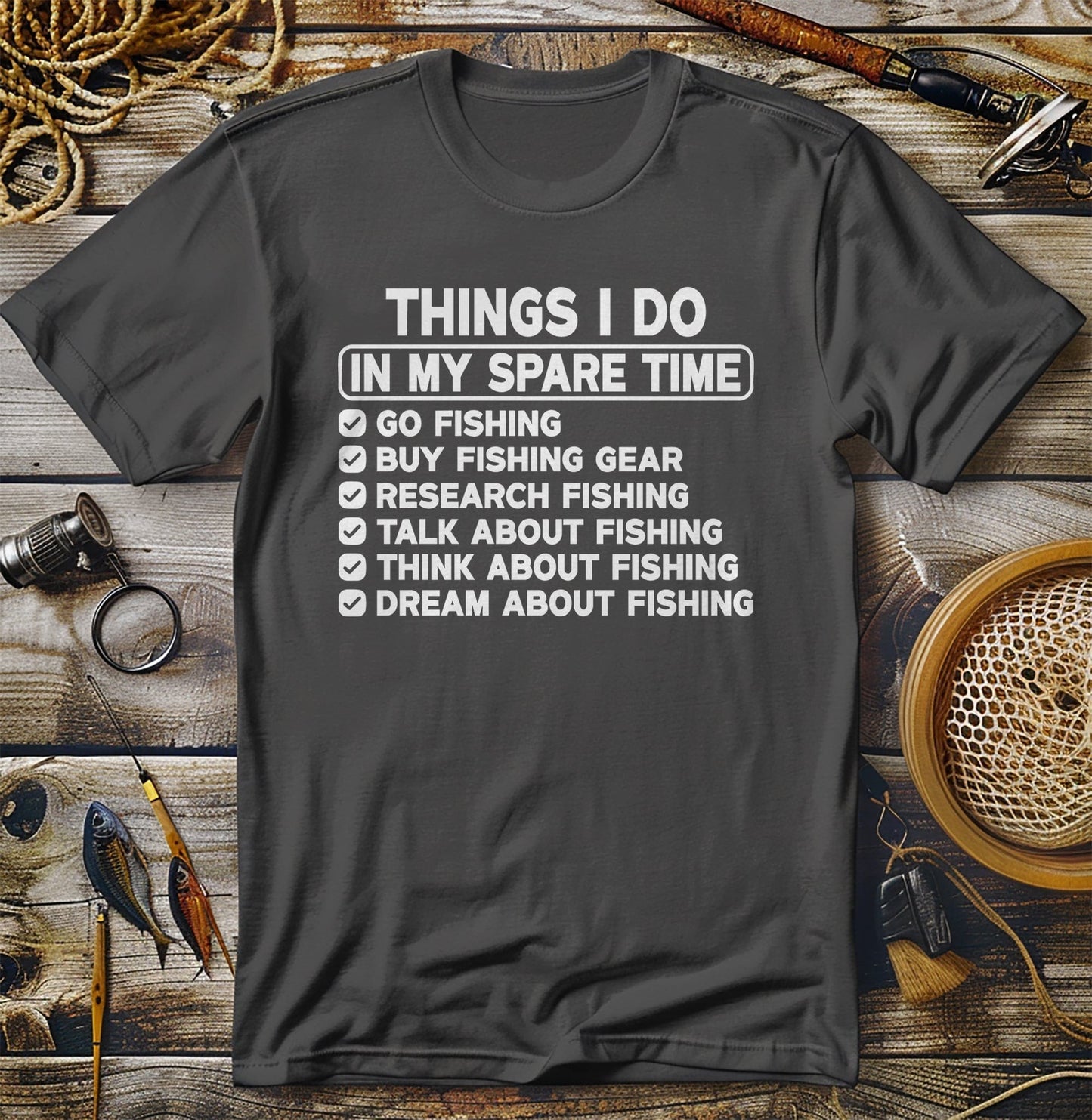 Spare Time Fishing 2 T-Shirt