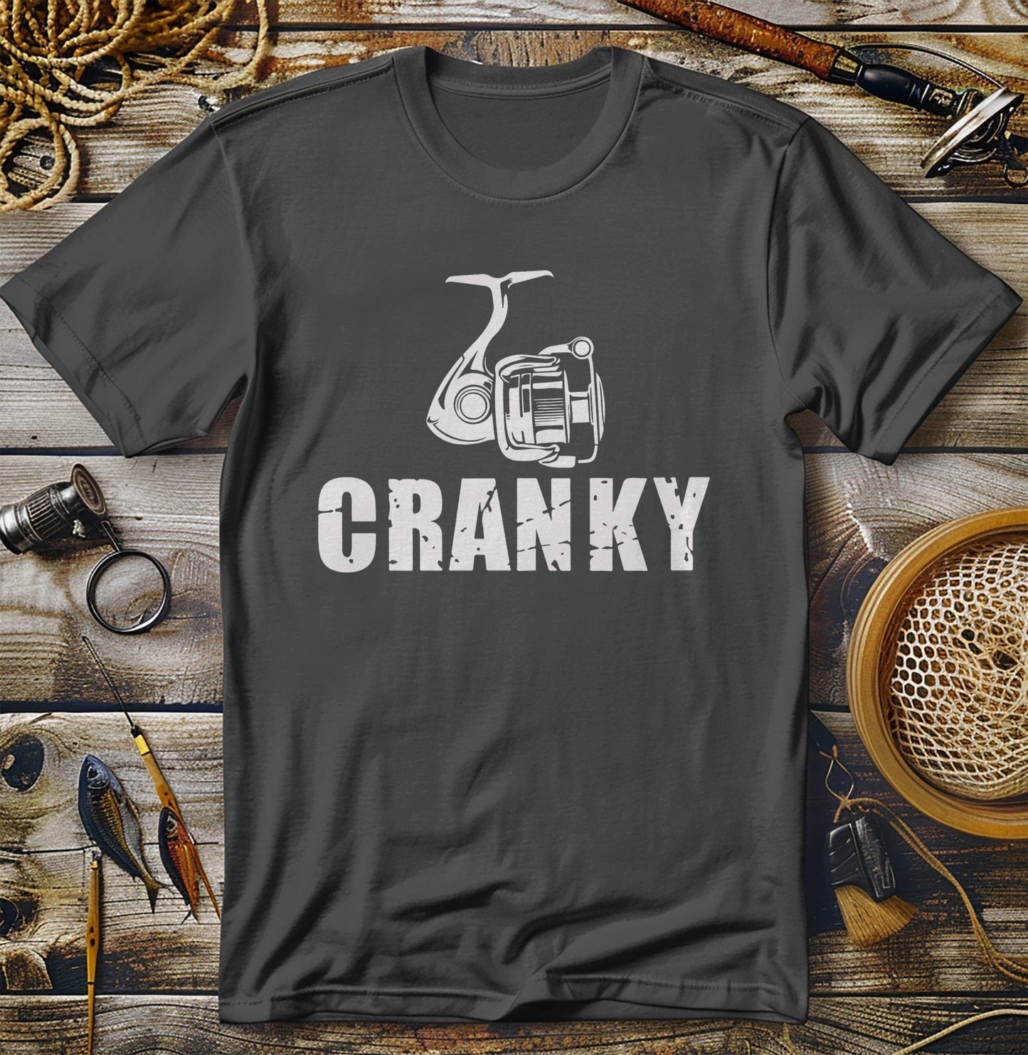 Cranky 3 Fishing T-shirt