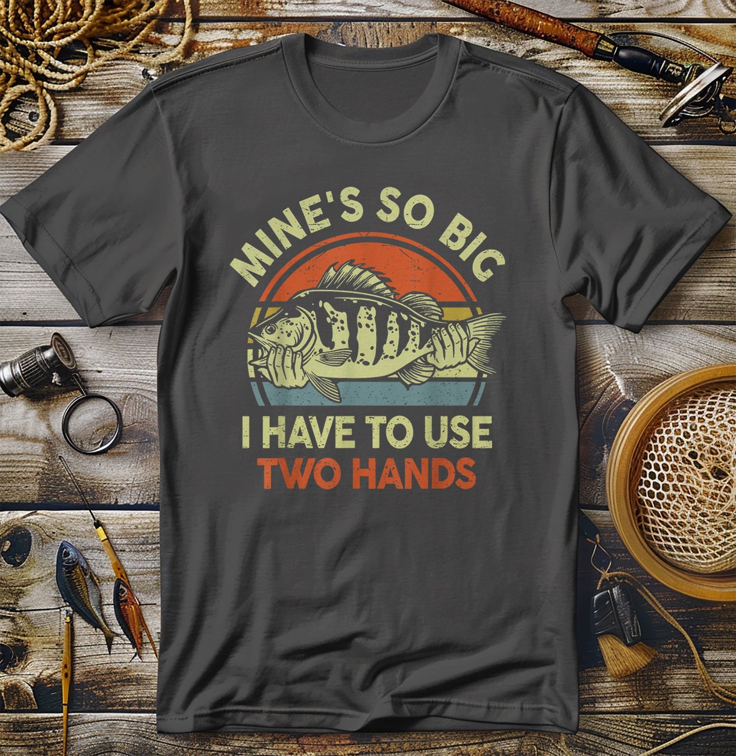 Two Hands Fishing T-Shirt
