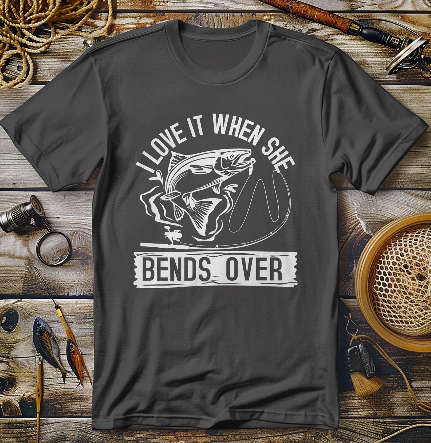 Bend Over Fish 4 T-Shirt
