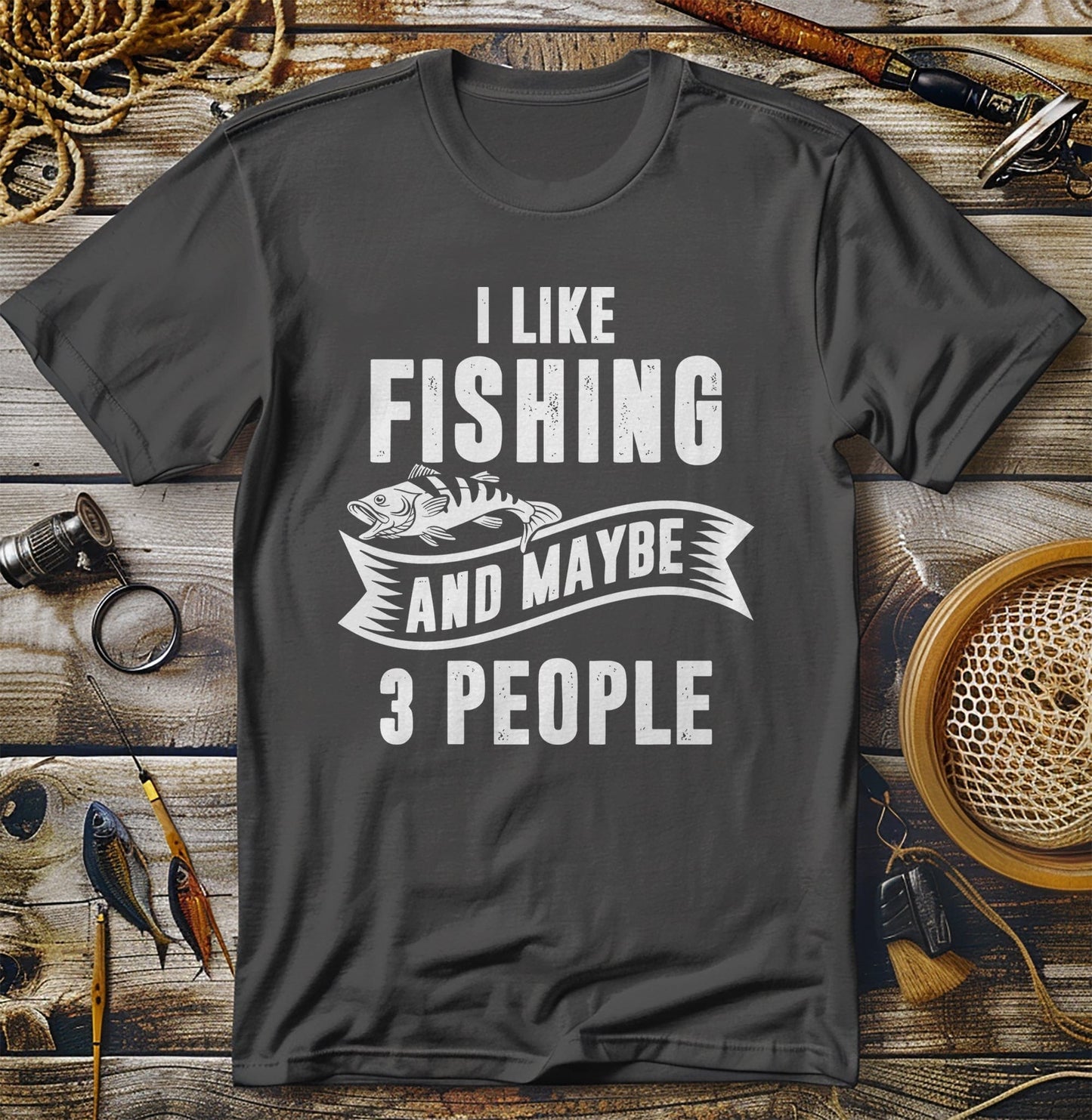 Fishing 3 People 1 t-shirt