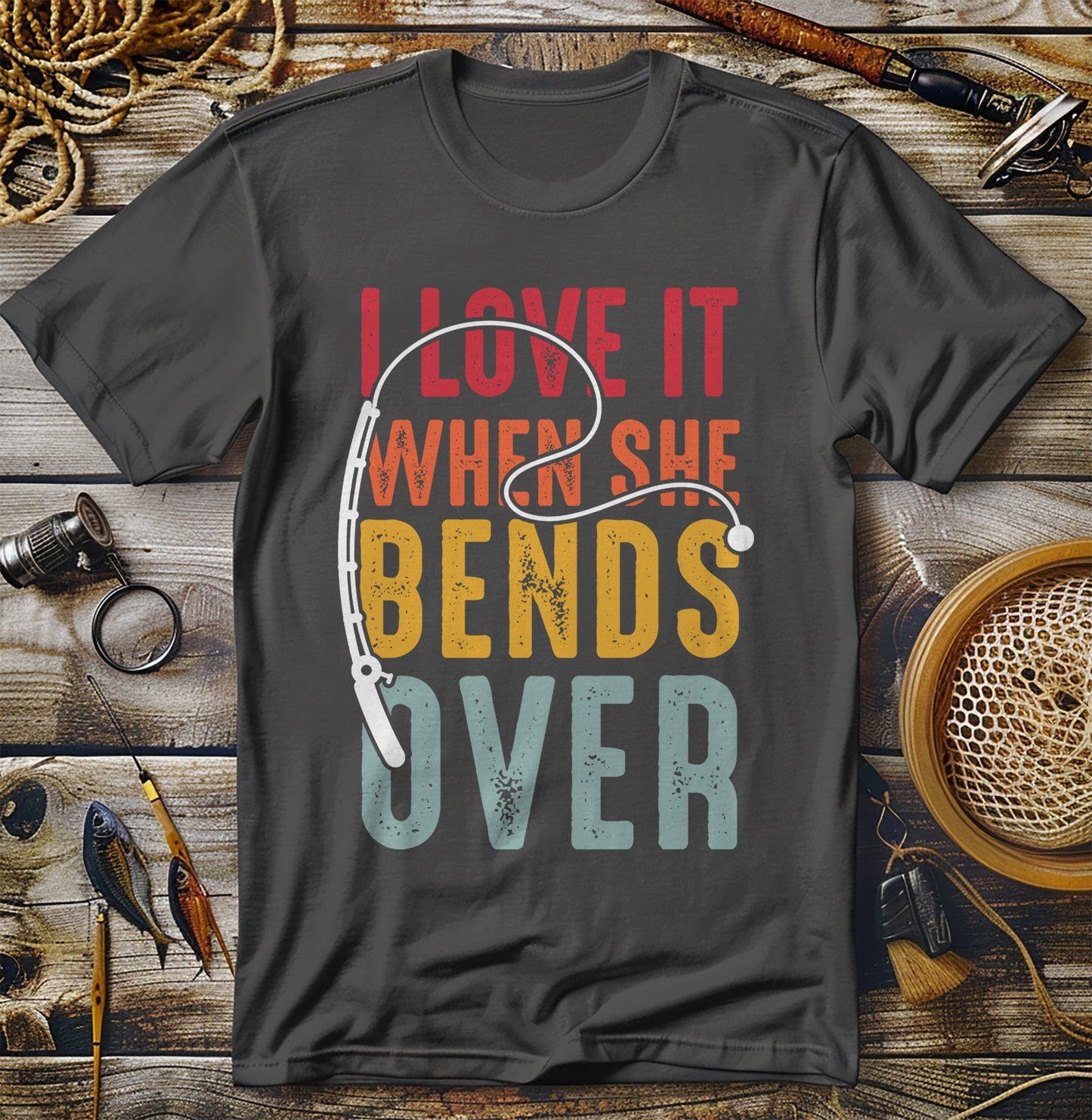 Bend Over Fish 2 T-shirt