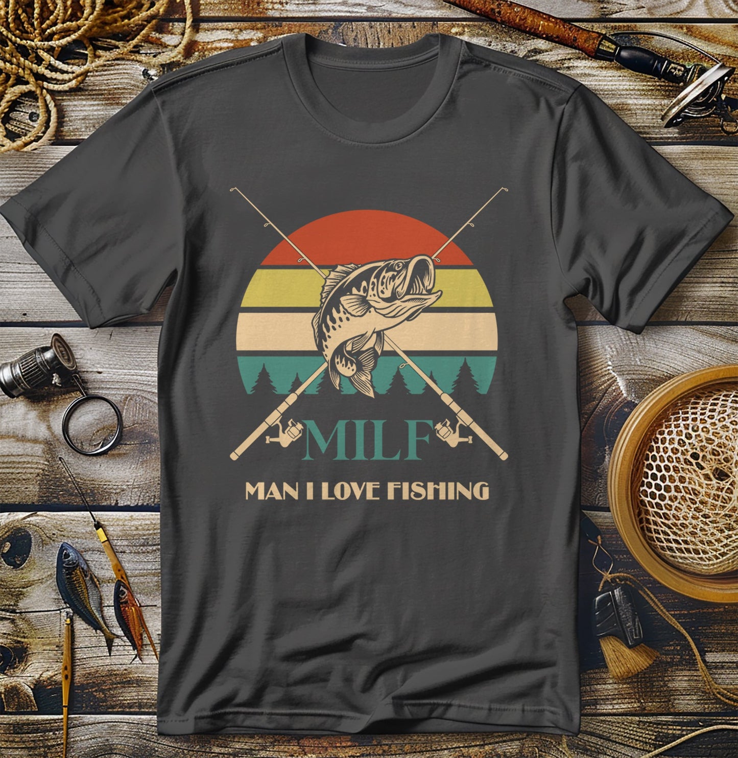 MILF: Man I Love Fishing T-shirt