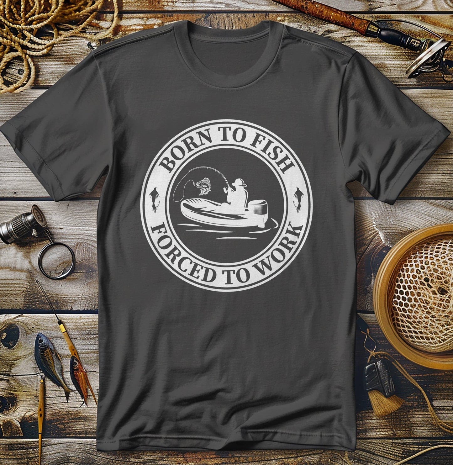 Born Fish Work 4 t-shirt