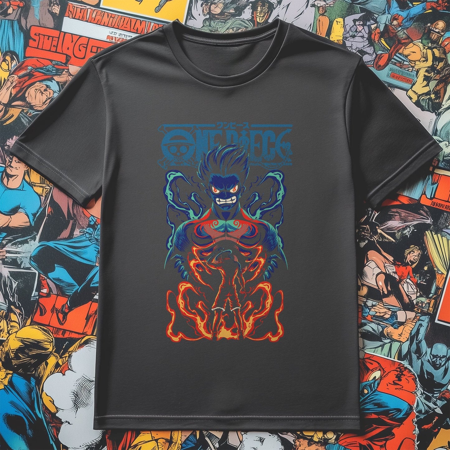 Luffy Fire t-shirt