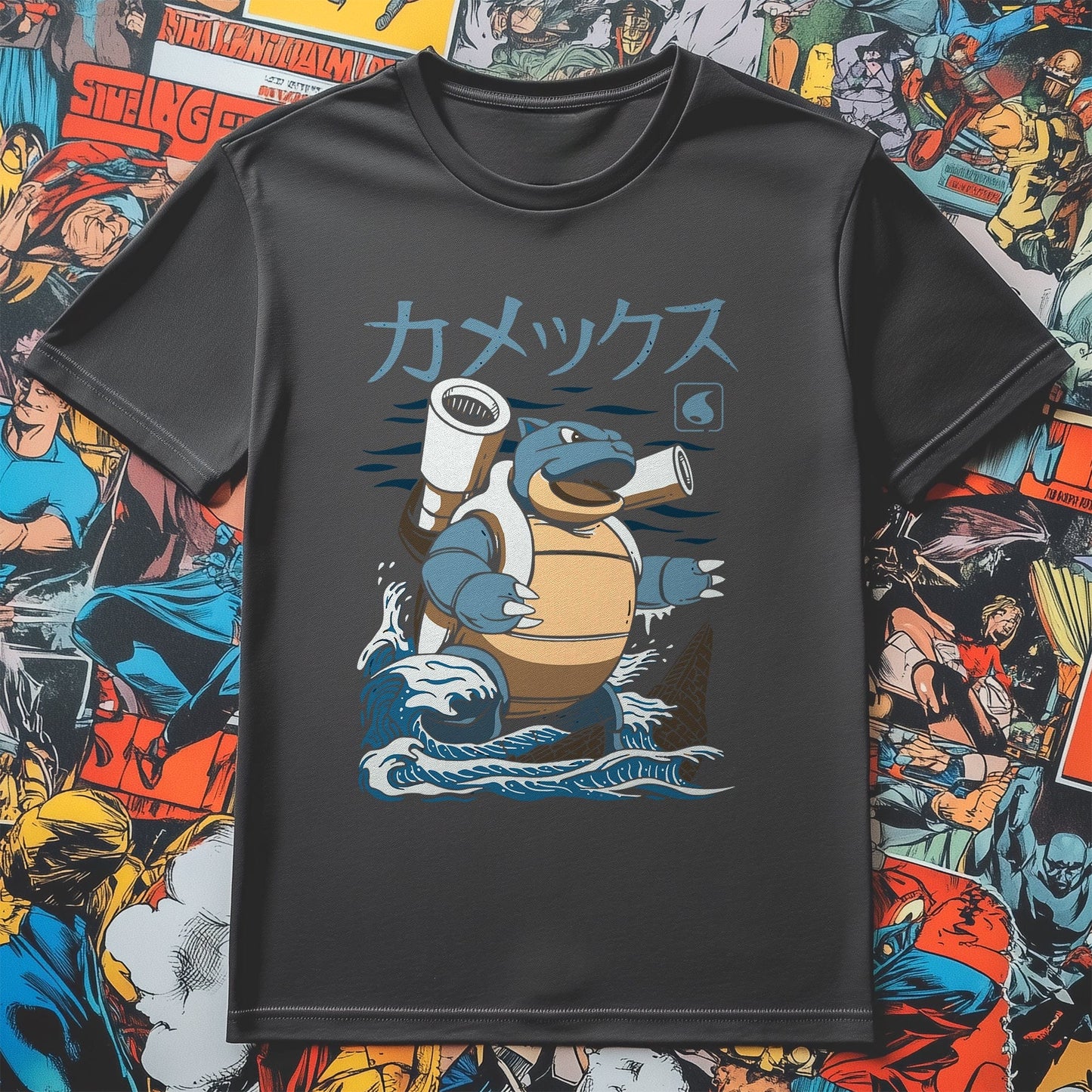 Pok√©mon Blastoise Kaiju t-shirt