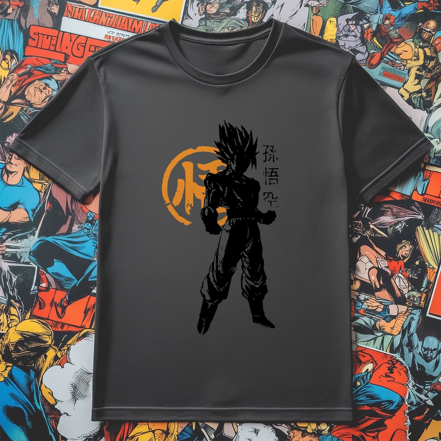 Goku Warrior Distressed T-Shirt