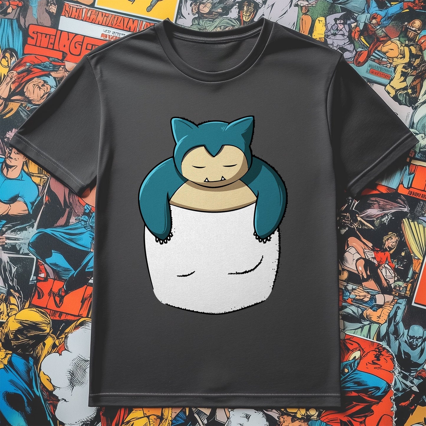 Snorlax Pocket T-Shirt