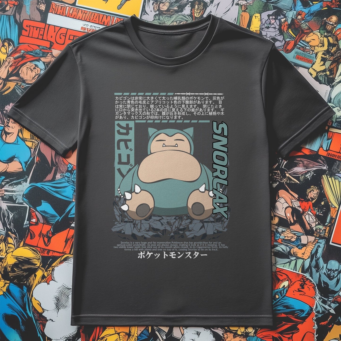 P4 Pok√©mon Snorlax T-shirt