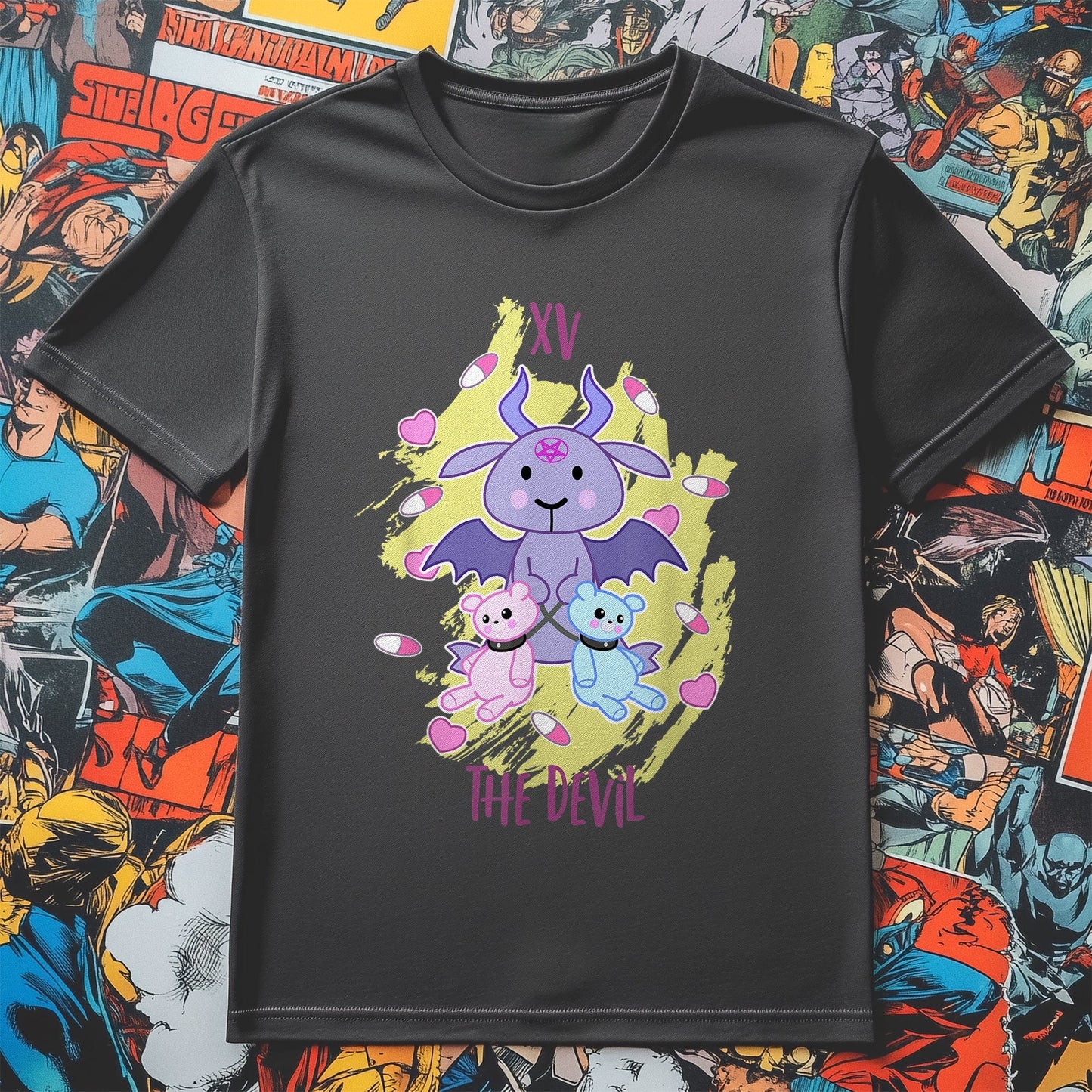Yami Kawaii Devil Tarot T-shirt