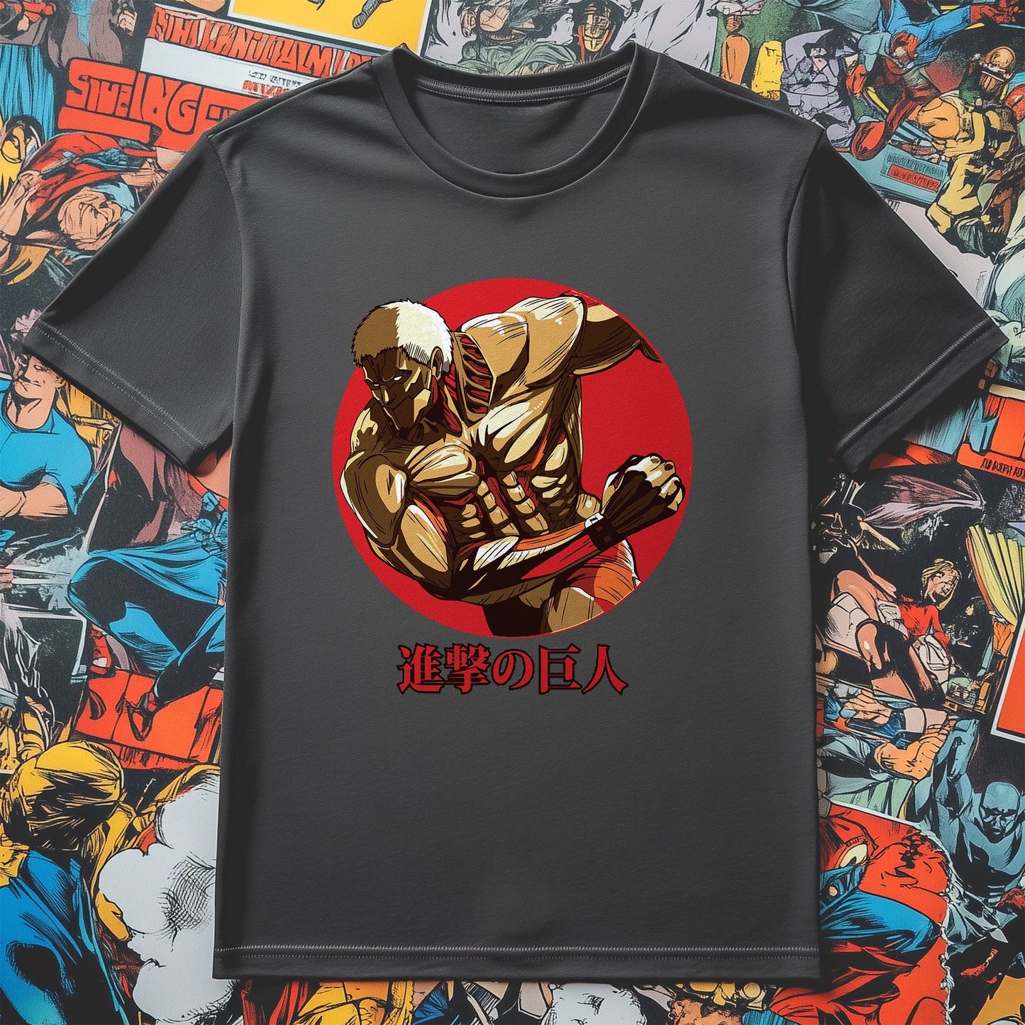 Titan Attack Red Giant t-shirt