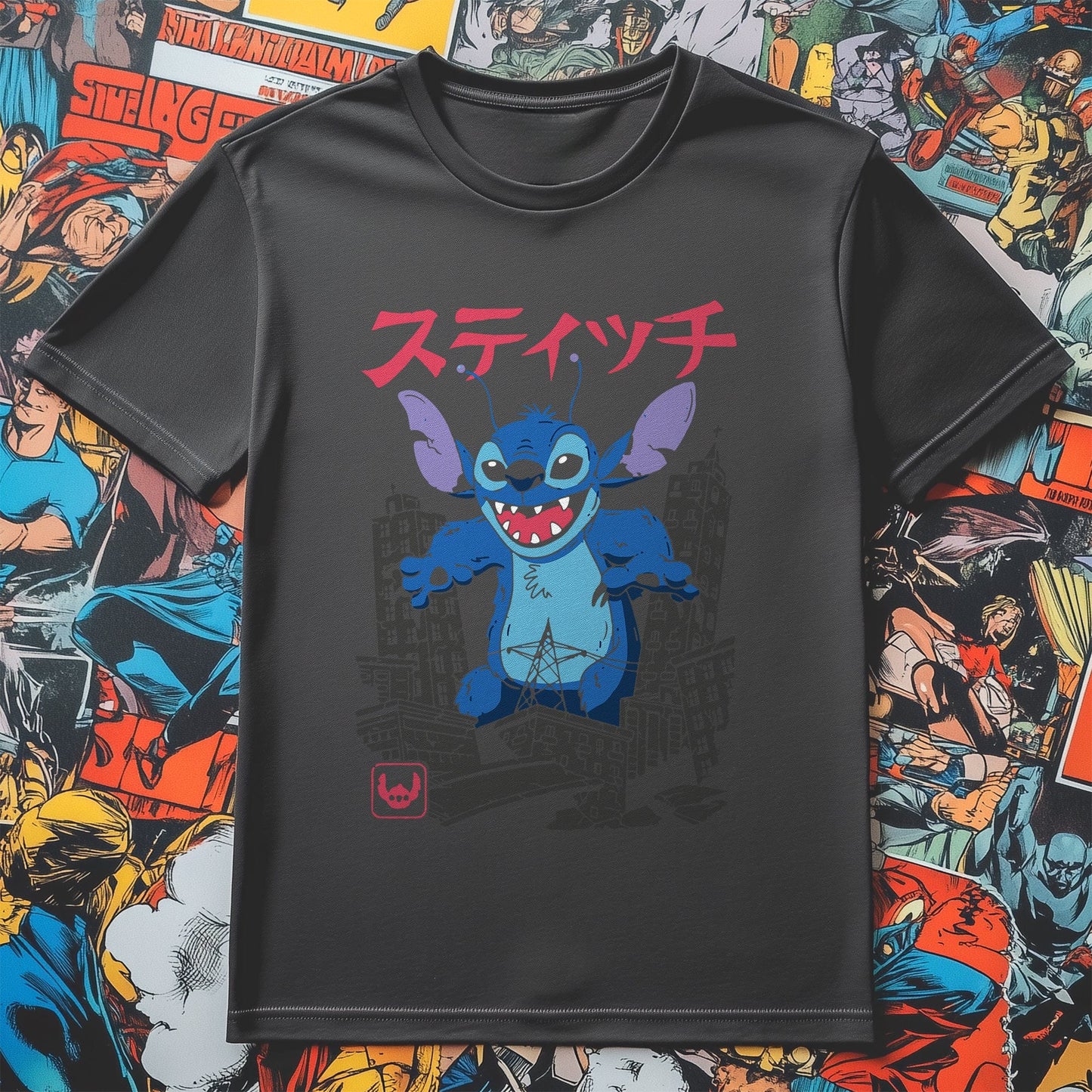 Stitch Kaiju Monster T-shirt