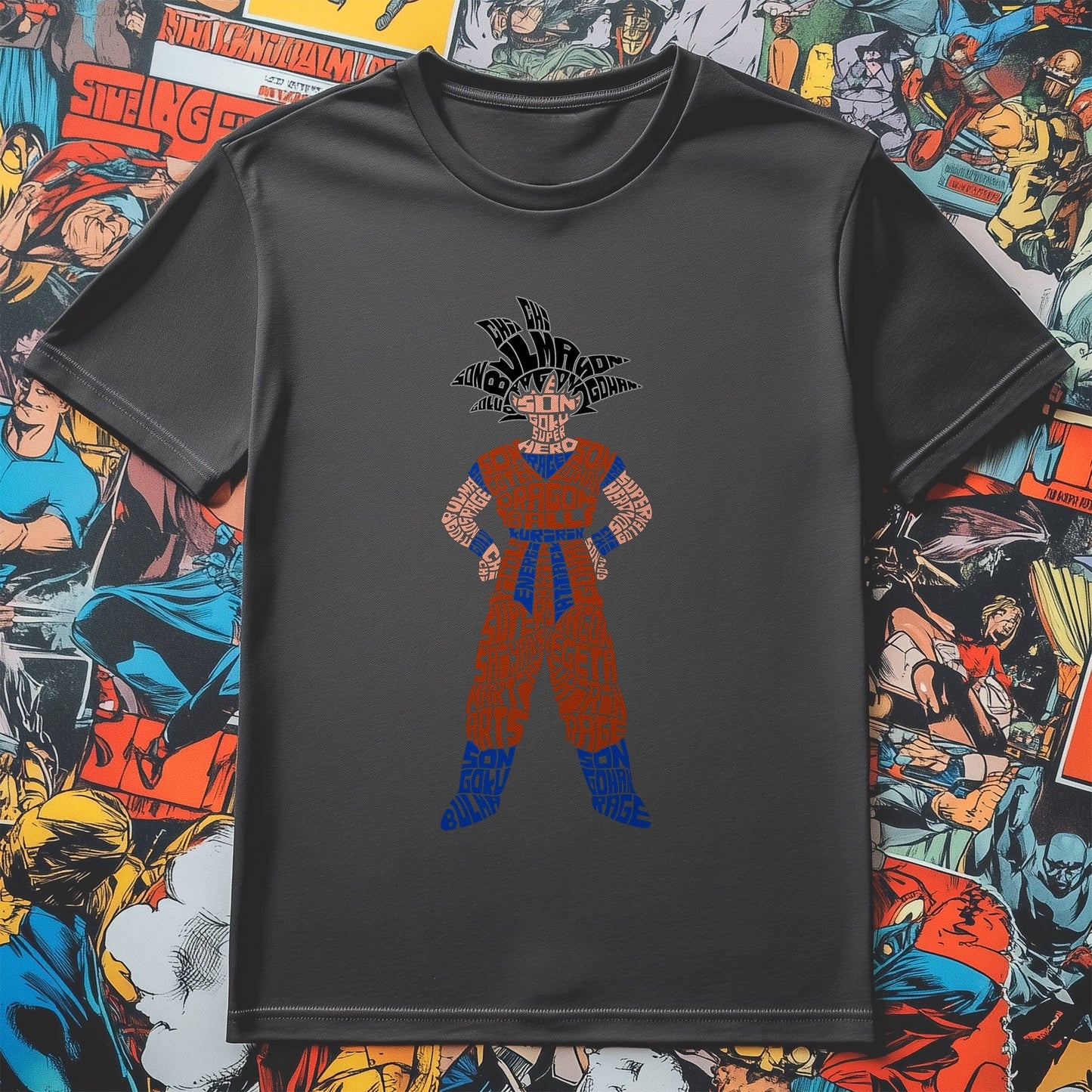 Goku Text T-Shirt