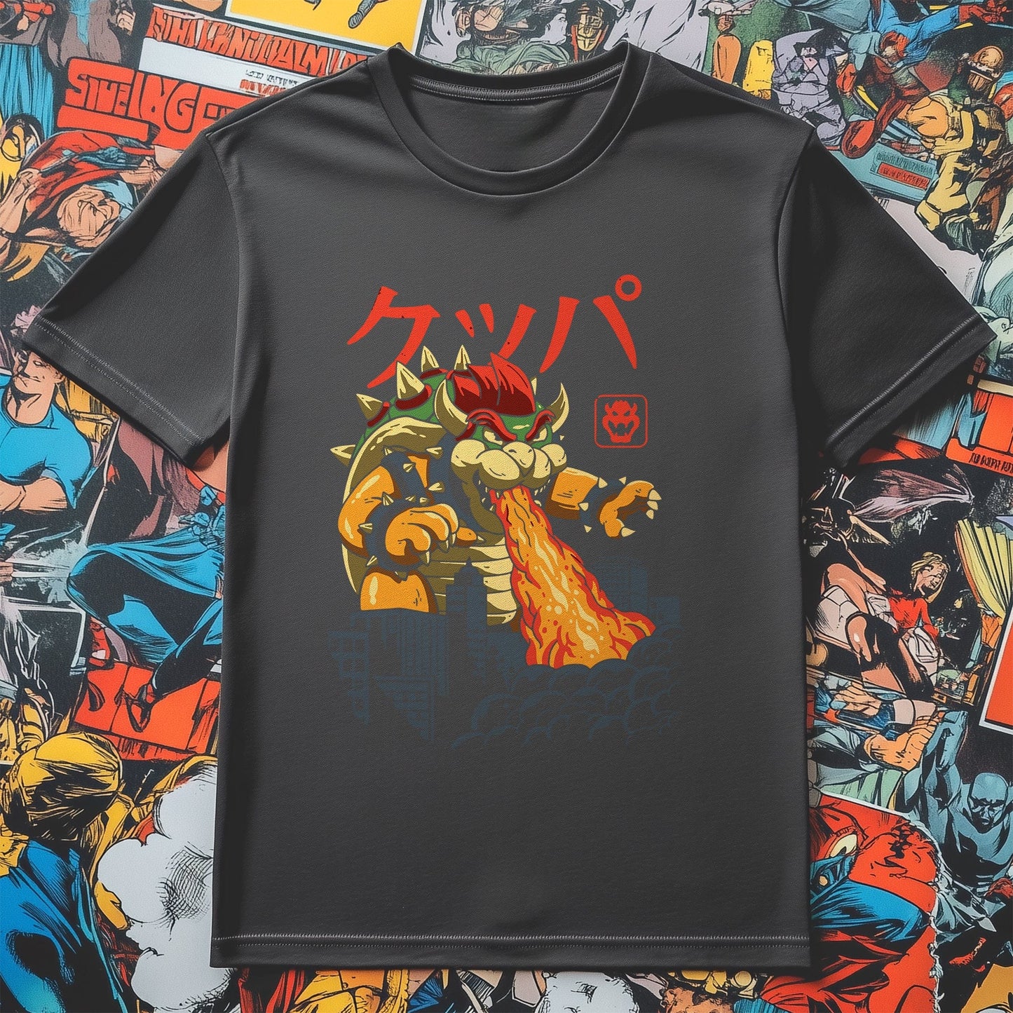 King Koopa Bowser Kaiju T-Shirt