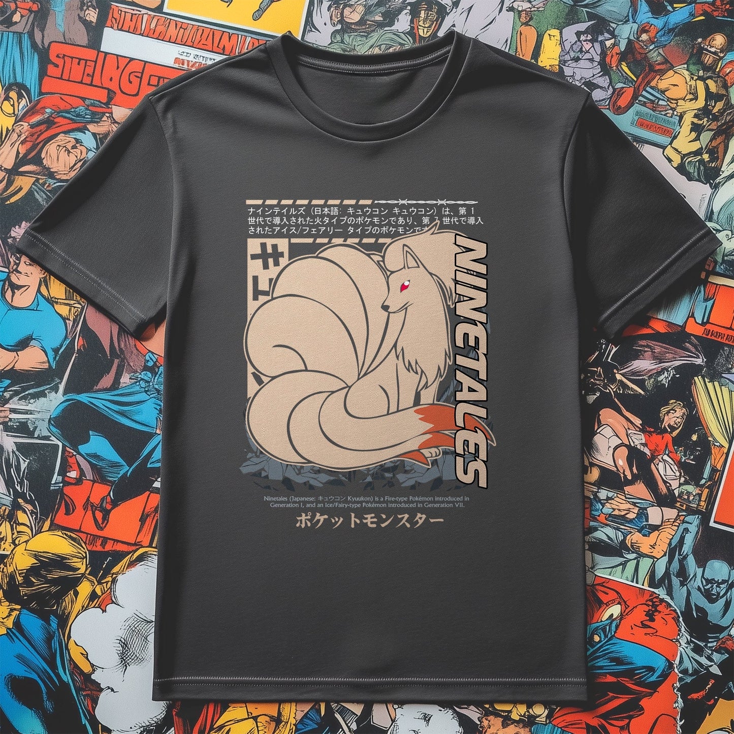 P4 Pok√©mon Ninetales T-shirt