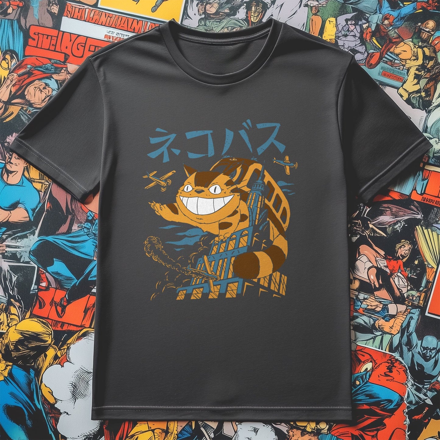 Cat Bus King Kong T-Shirt