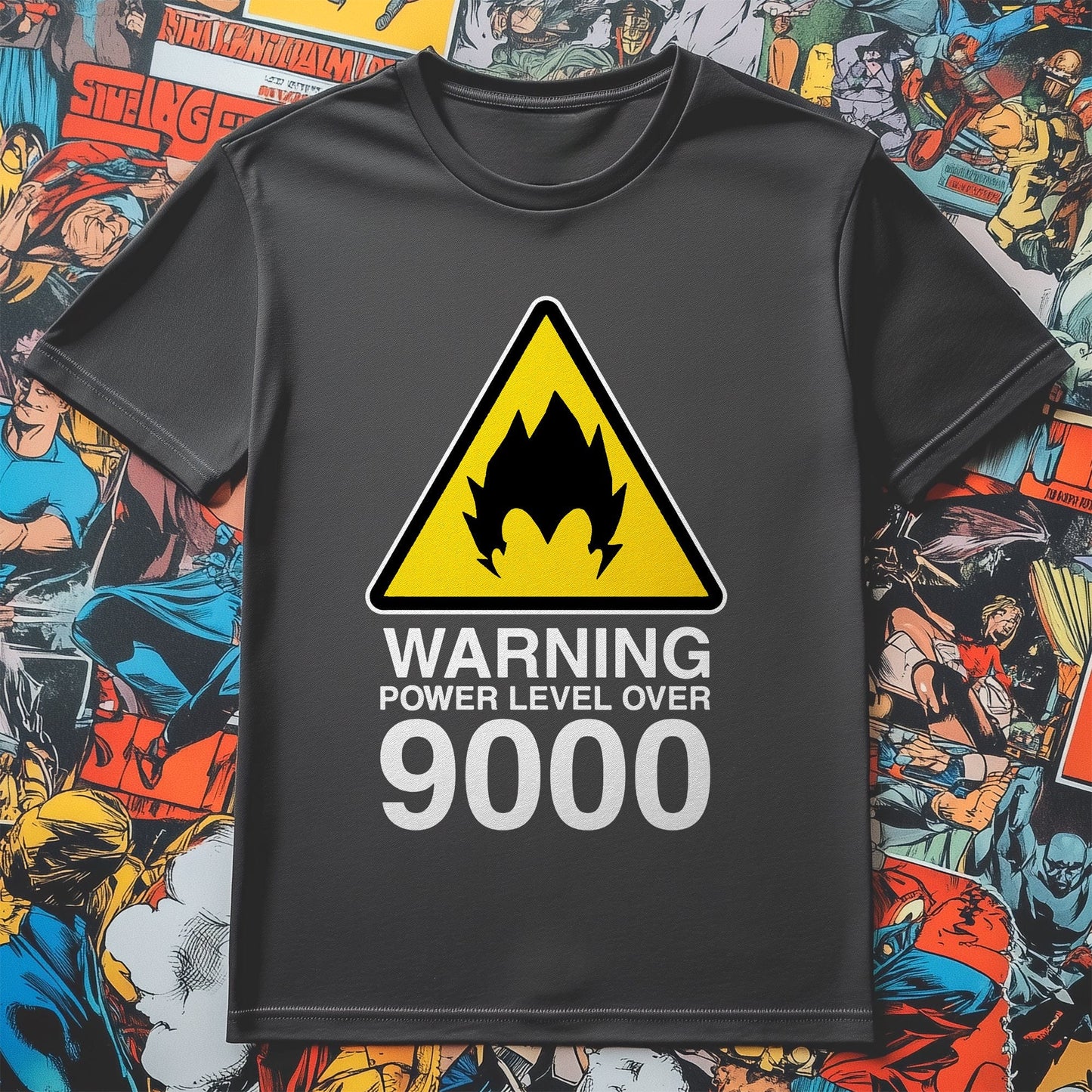 9000 Saiyan Warning T-Shirt