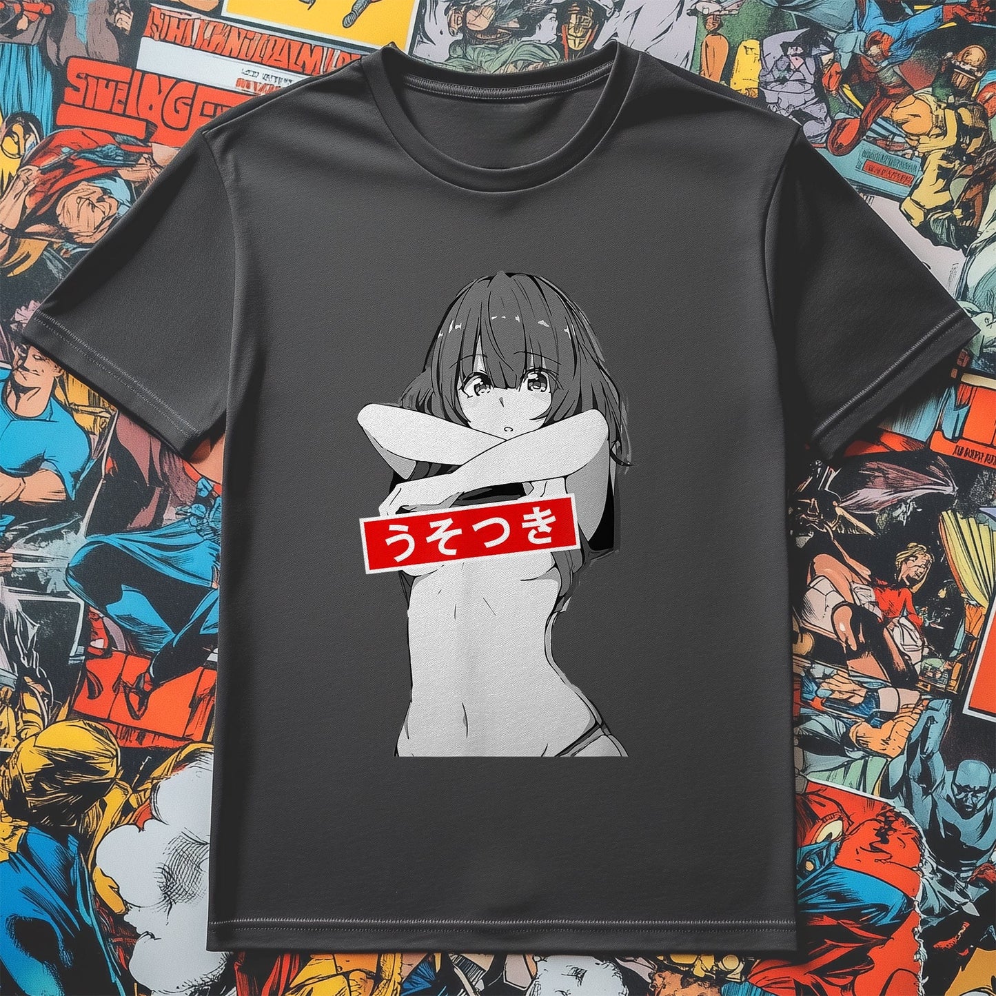 Lewd Conduct Ahegao Hentai T-Shirt