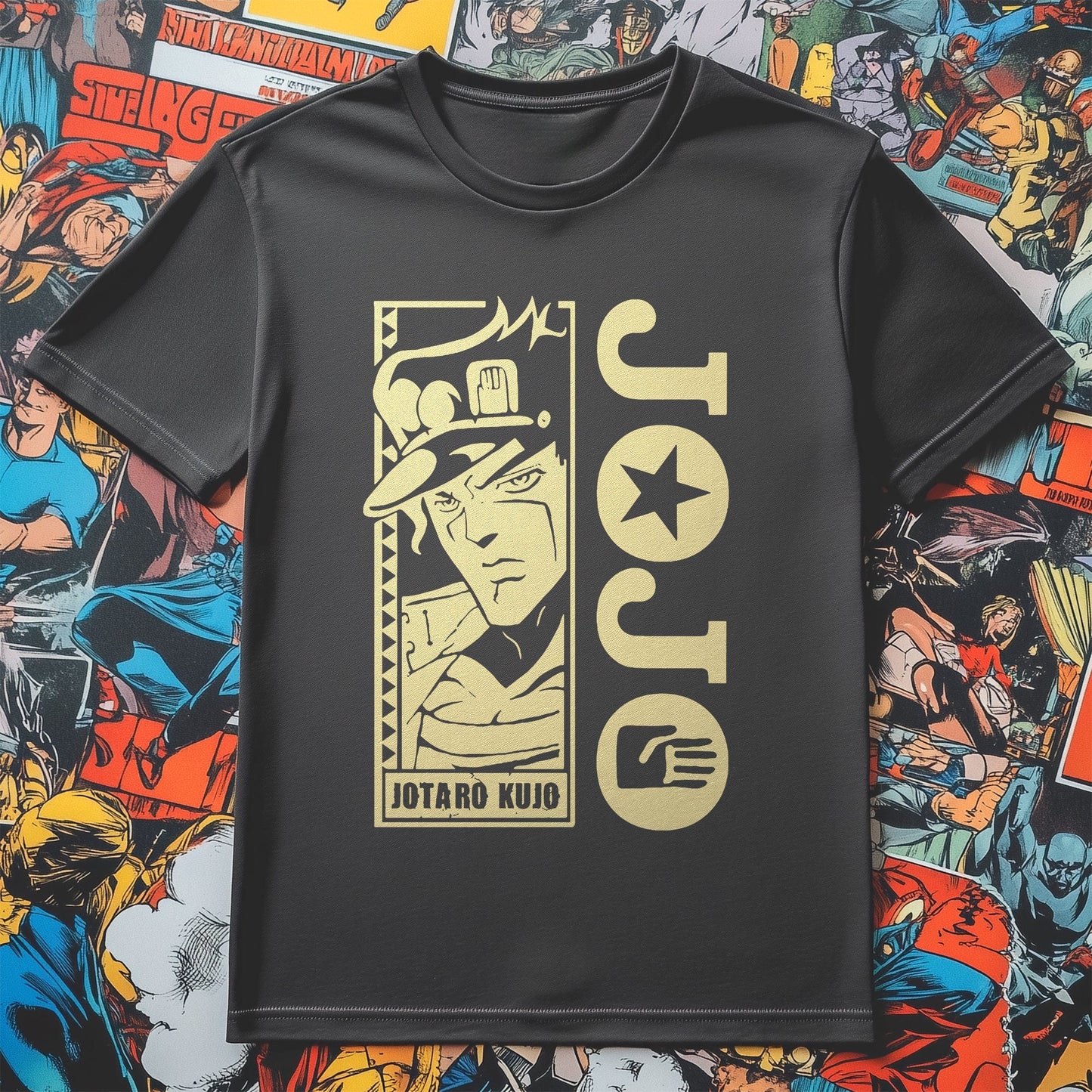 Bizarre Jo Kujo t-shirt - Quirkily