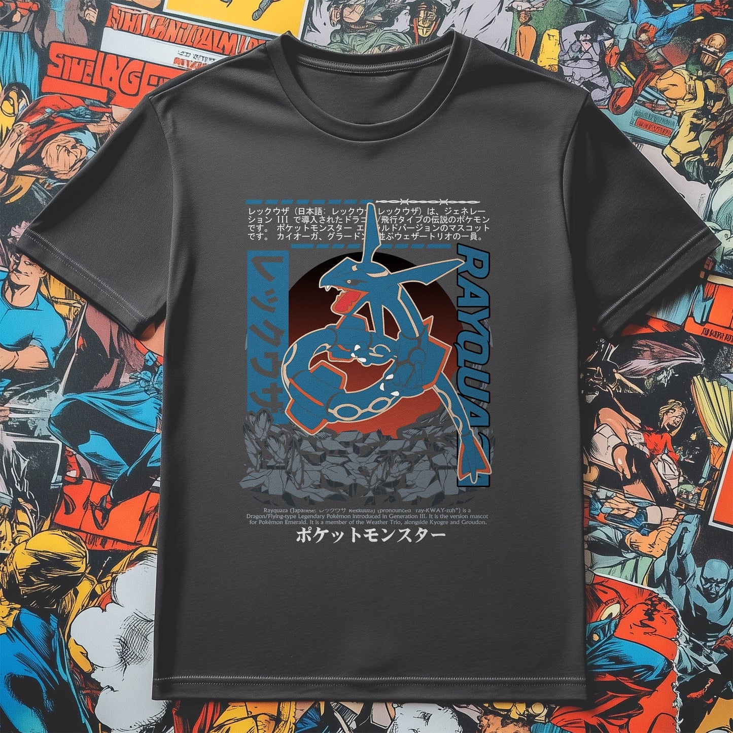 P4 Pok√©mon Rayquaza5 T-Shirt
